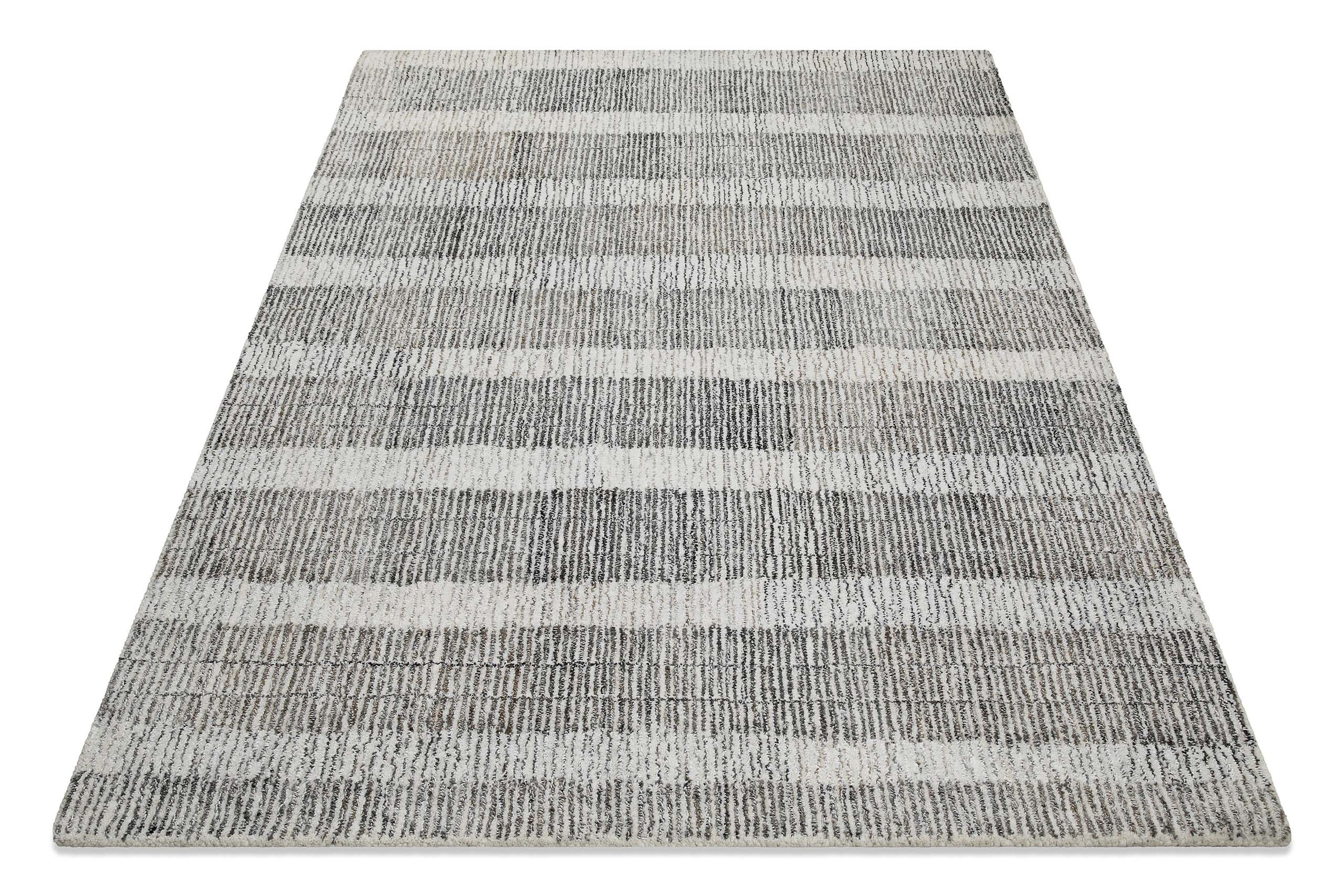 Wecon home Teppich »Hamptons FORTY«, rechteckig, 11 mm Höhe, Läufer, Fasermix, Kurzflor, Wohnzimmer, Schlafzimmer, Streifen Muster