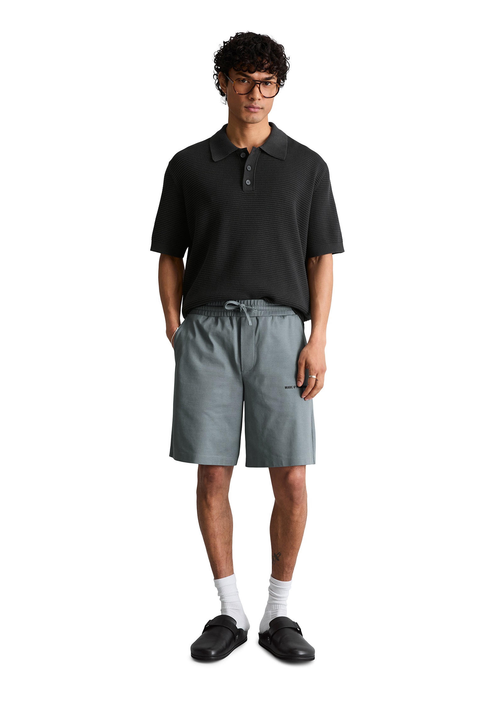 Marc O'Polo DENIM Poloshirt »mit Waffelstruktur«