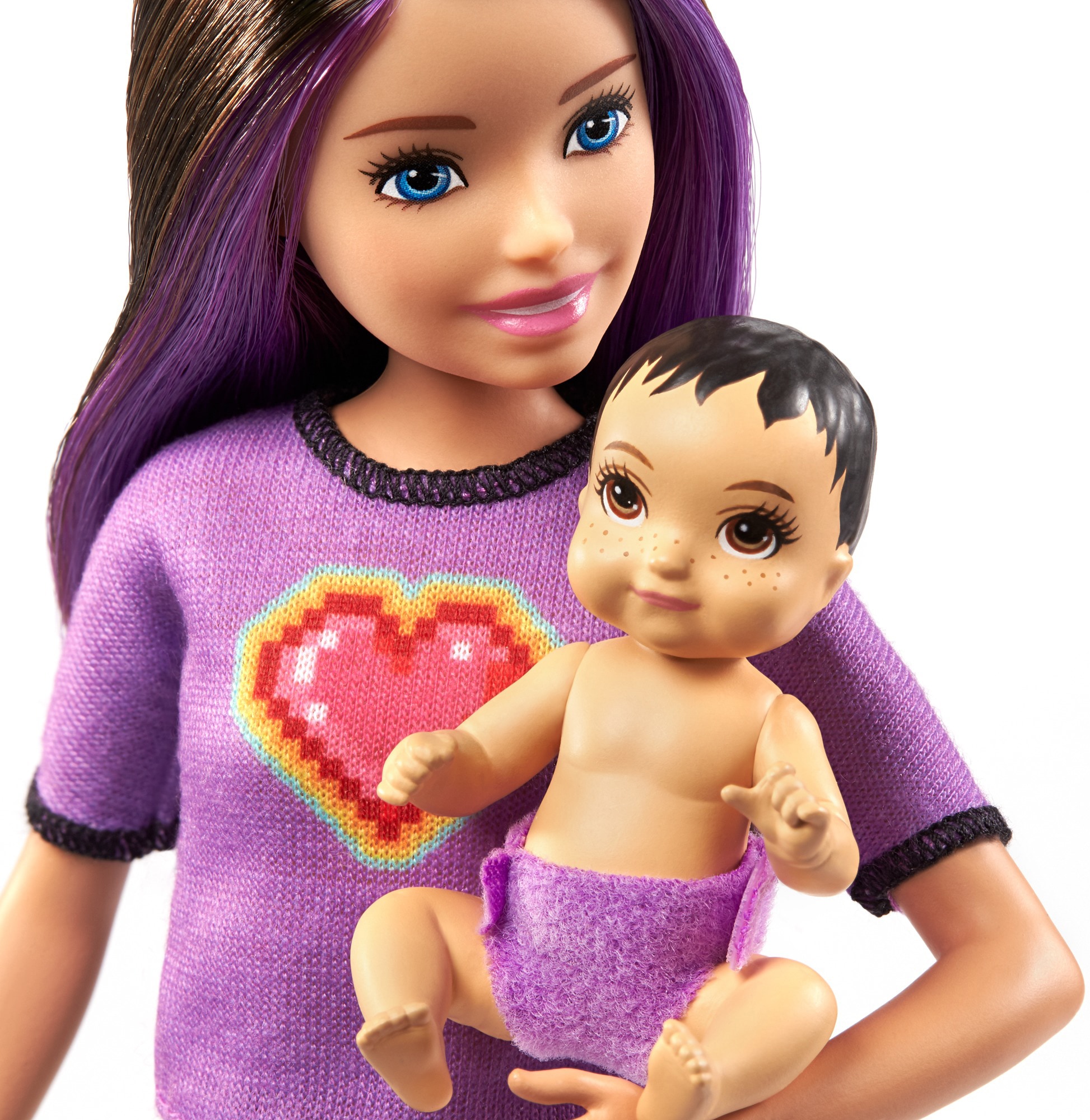 Barbie Anziehpuppe »Skipper Babysitters Inc. Skipper & Baby Puppe«, inklusive Zubehör