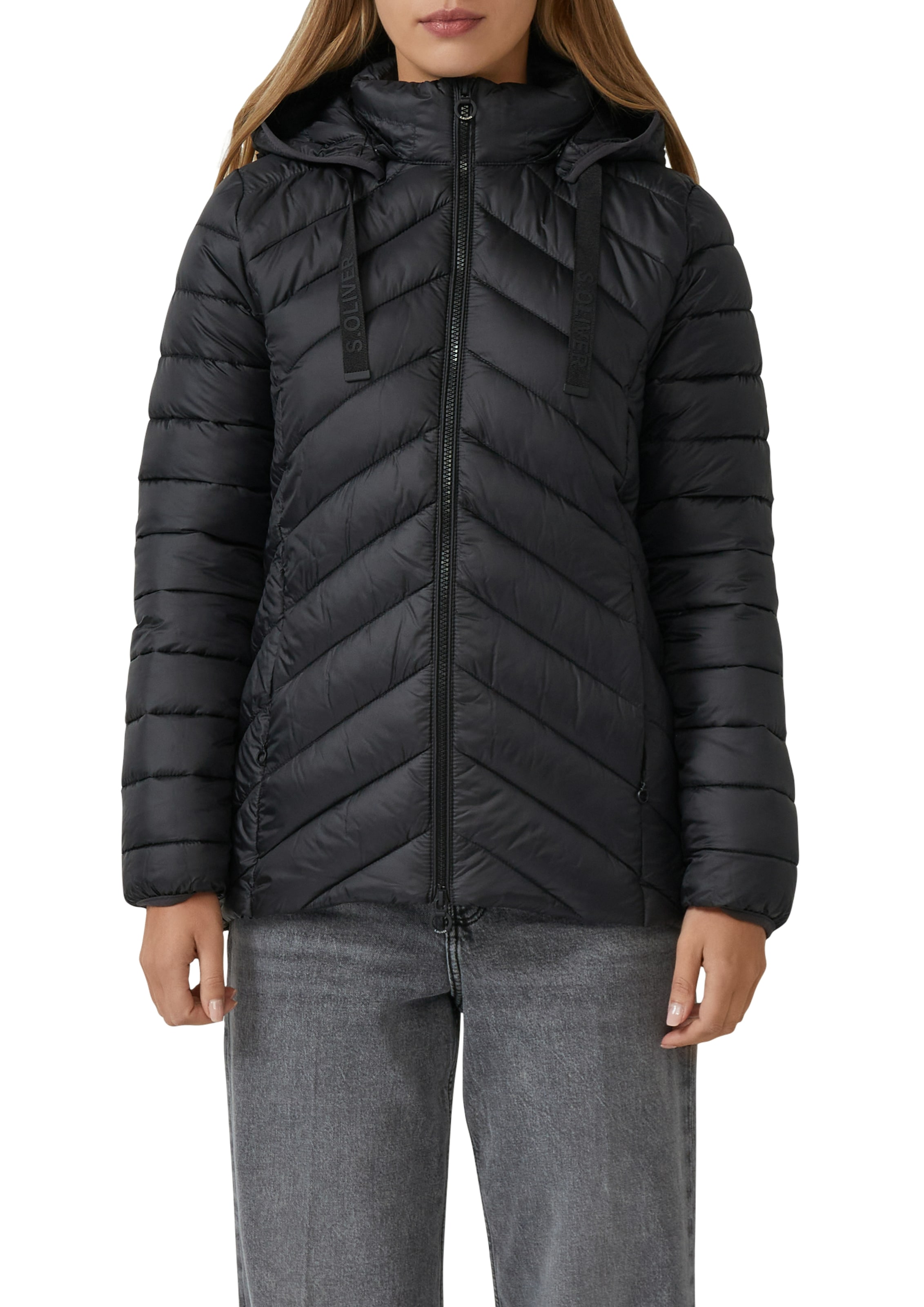 s.Oliver Outdoorjacke, mit Kapuze, mit abnehmbarer Kapuze günstig online kaufen