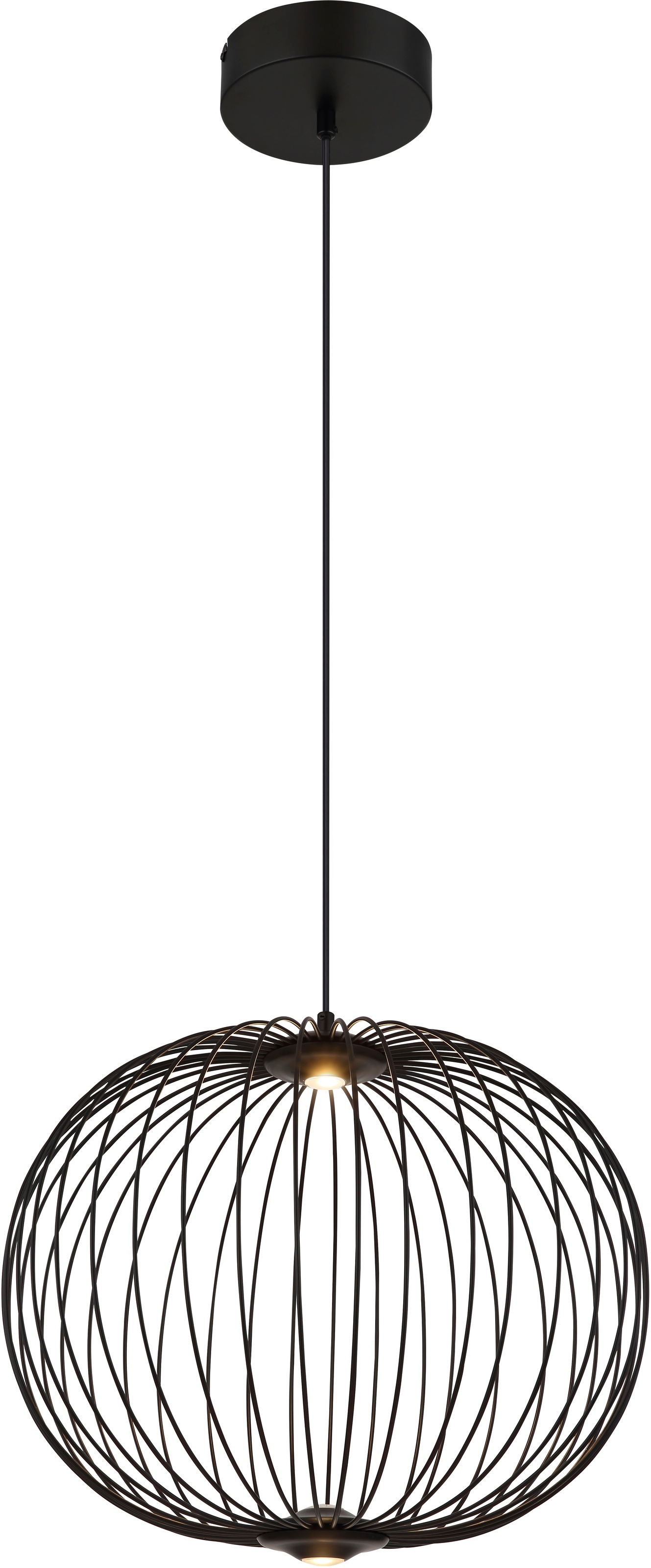 GLOBO LIGHTING Hängeleuchte »GALWAY« LED-Modul 1 Stk. Warmweiß Hängelampe Metallstäbe 3 Stufen DM 50cm Esszimmer