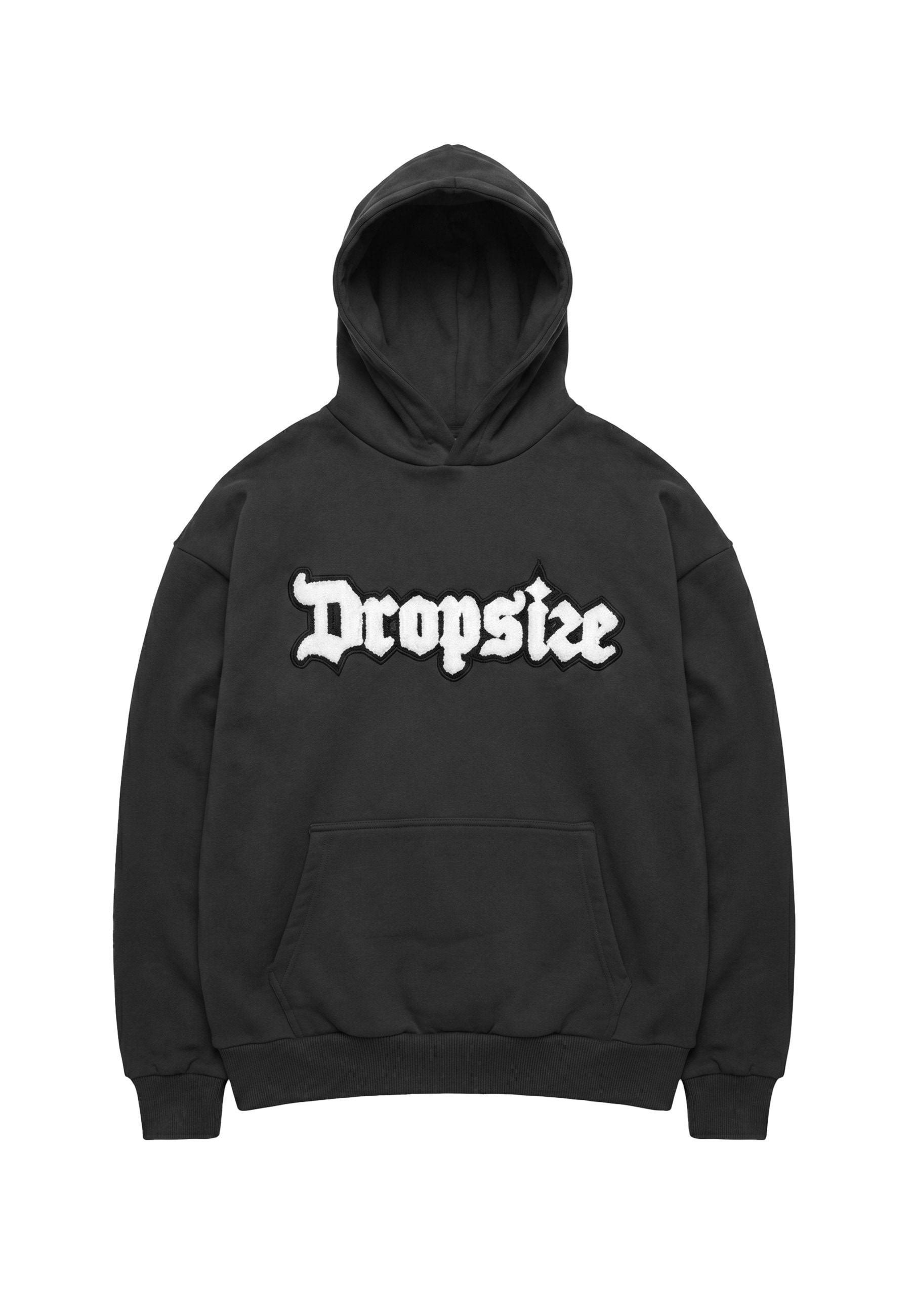 Dropsize Kapuzensweatshirt "Dropsize Herren Heavy Oversize Frottee Embo Hoodie", 1 Stk.