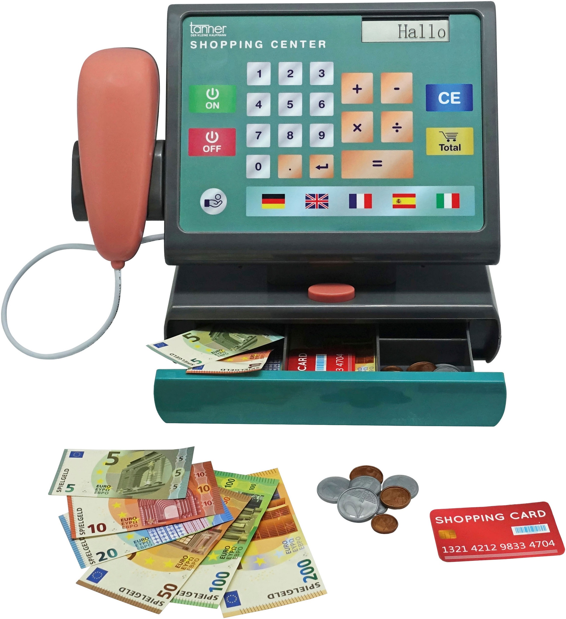 Tanner Spielkasse »Moderne Scannerkasse mit Scan- und Sprachfunktion«