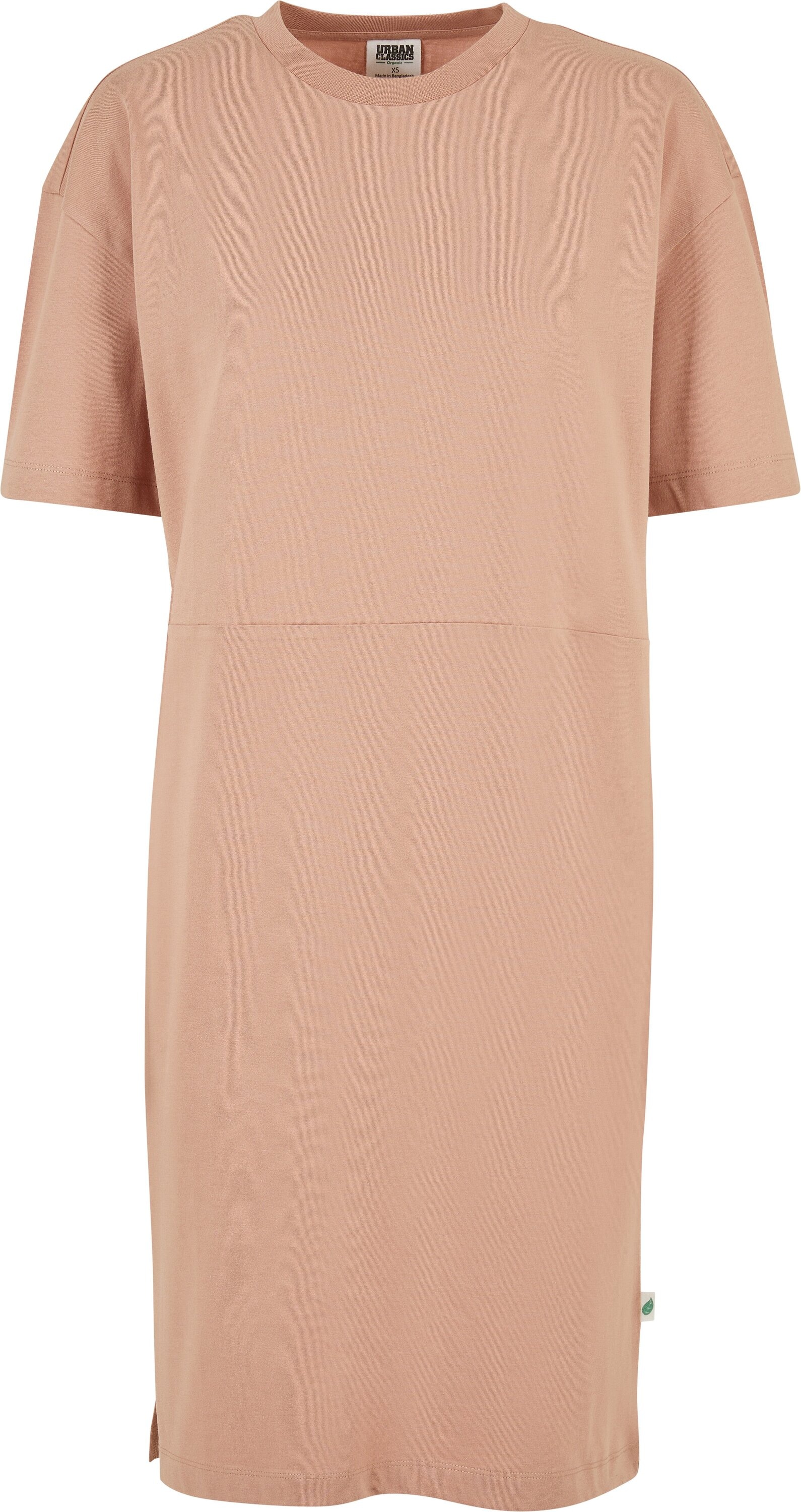 URBAN CLASSICS Shirtkleid »Urban Classics Damen Ladies Organic Oversized Slit Tee Dress«, (1 tlg.)