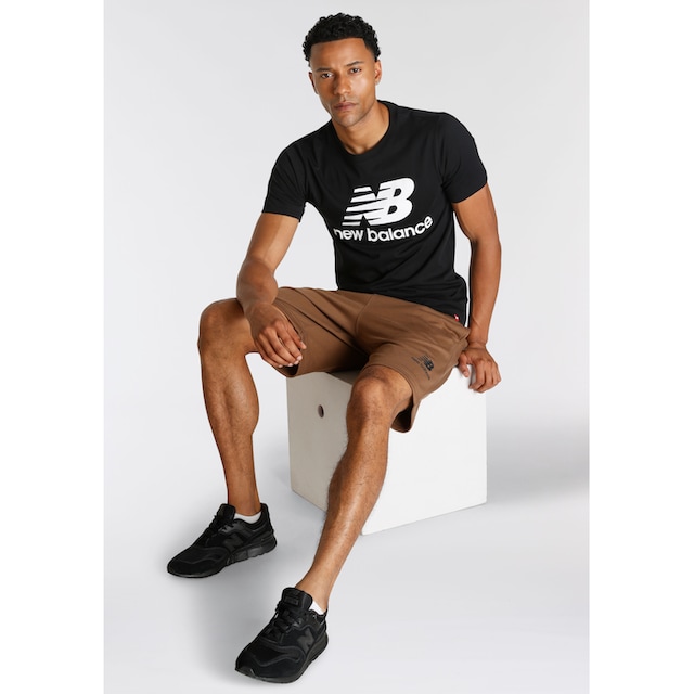 New Balance Sweatshorts »NB ESSENTIALS STACKED LOGO FLEECE SHORT« ▷ für |  BAUR