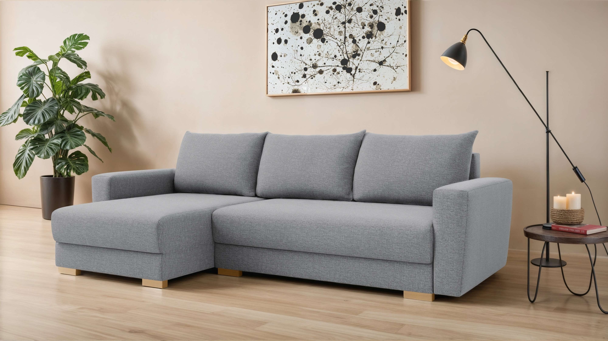 INOSIGN Ecksofa "MAGHERA universell Schlafsofa mit Bettkasten, Maße B/T/H: günstig online kaufen