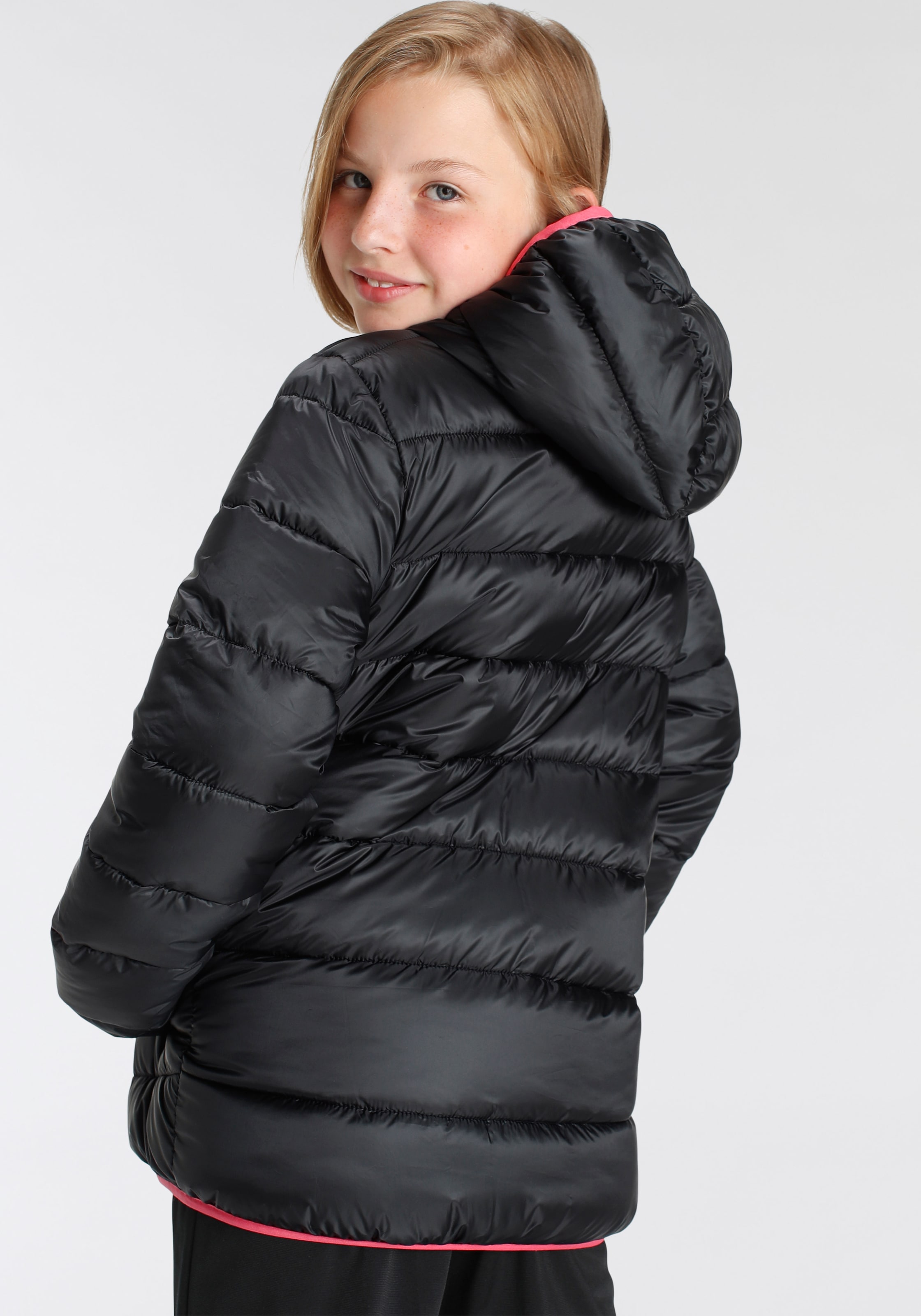 Champion Steppjacke »Outdoor Hooded Jacket mit | für Kinder«, - BAUR Kapuze