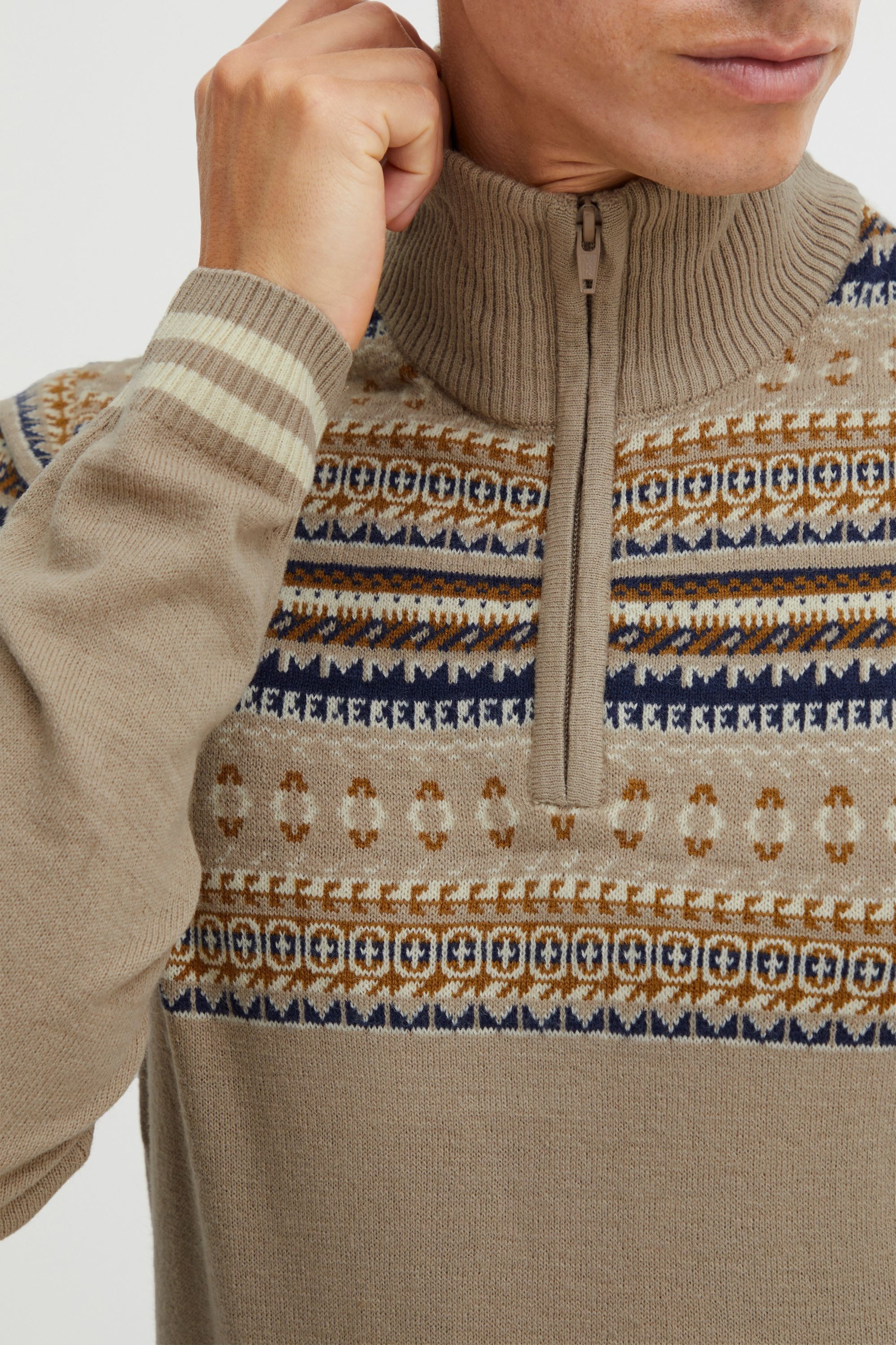 Blend Strickpullover »BHGrote« Stilvoller Feinstrick-Troyer