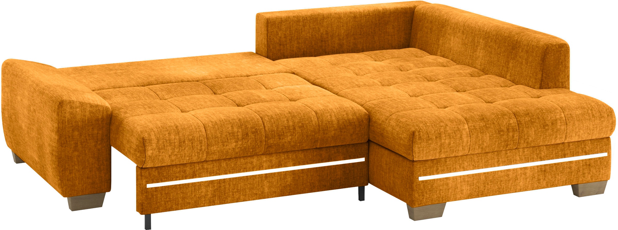 Thumbnail - Mr. Couch Ecksofa "Nikita II, L-Form", mit Kaltschaum, RGB-LED Beleuchtung, wahlweise mit Bett, Bettkasten