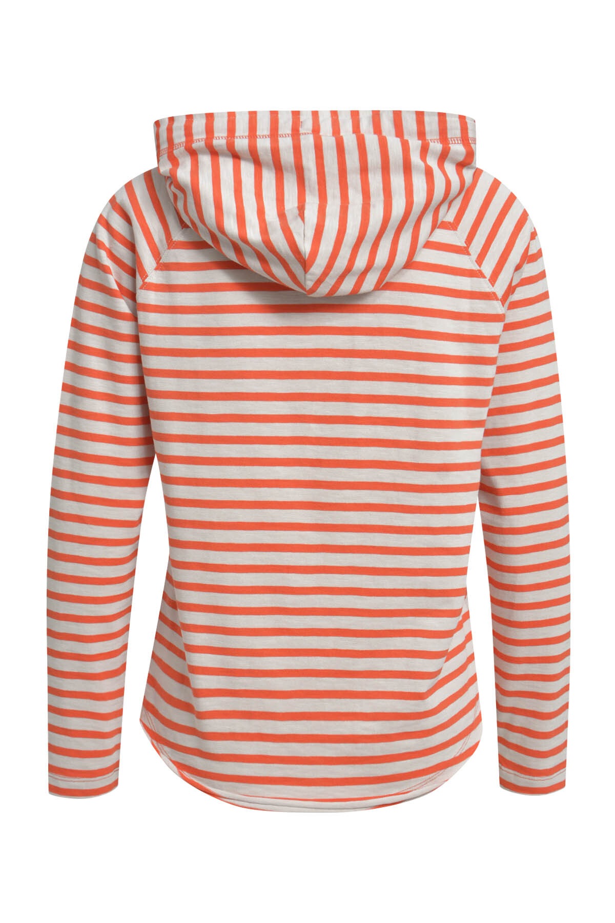 Smith & Soul Kapuzenshirt mit offenen Kanten am Saum