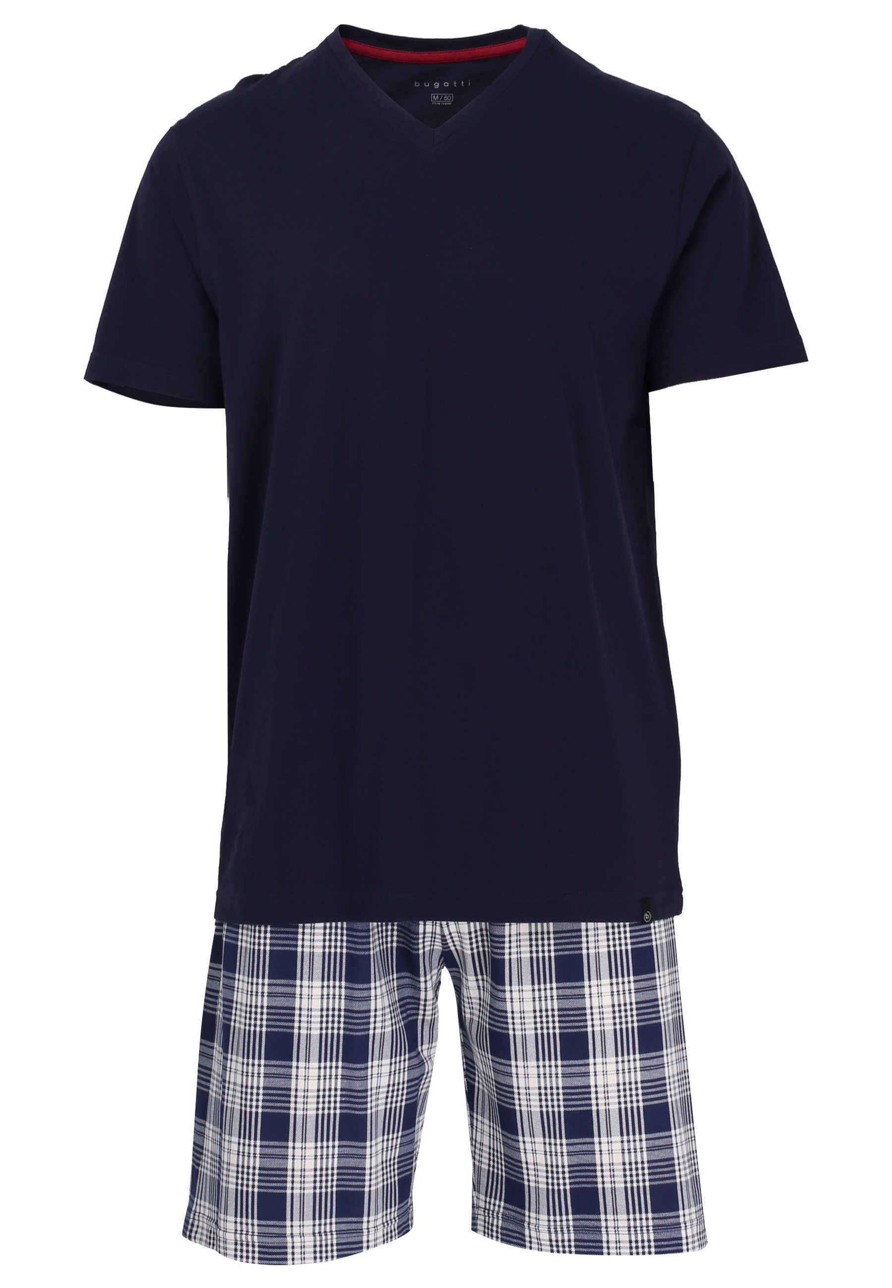 bugatti Shorty "Genua" 2 Stk. tlg., V-Ausschnitt, Kurzarm, kurze Hose, weic günstig online kaufen