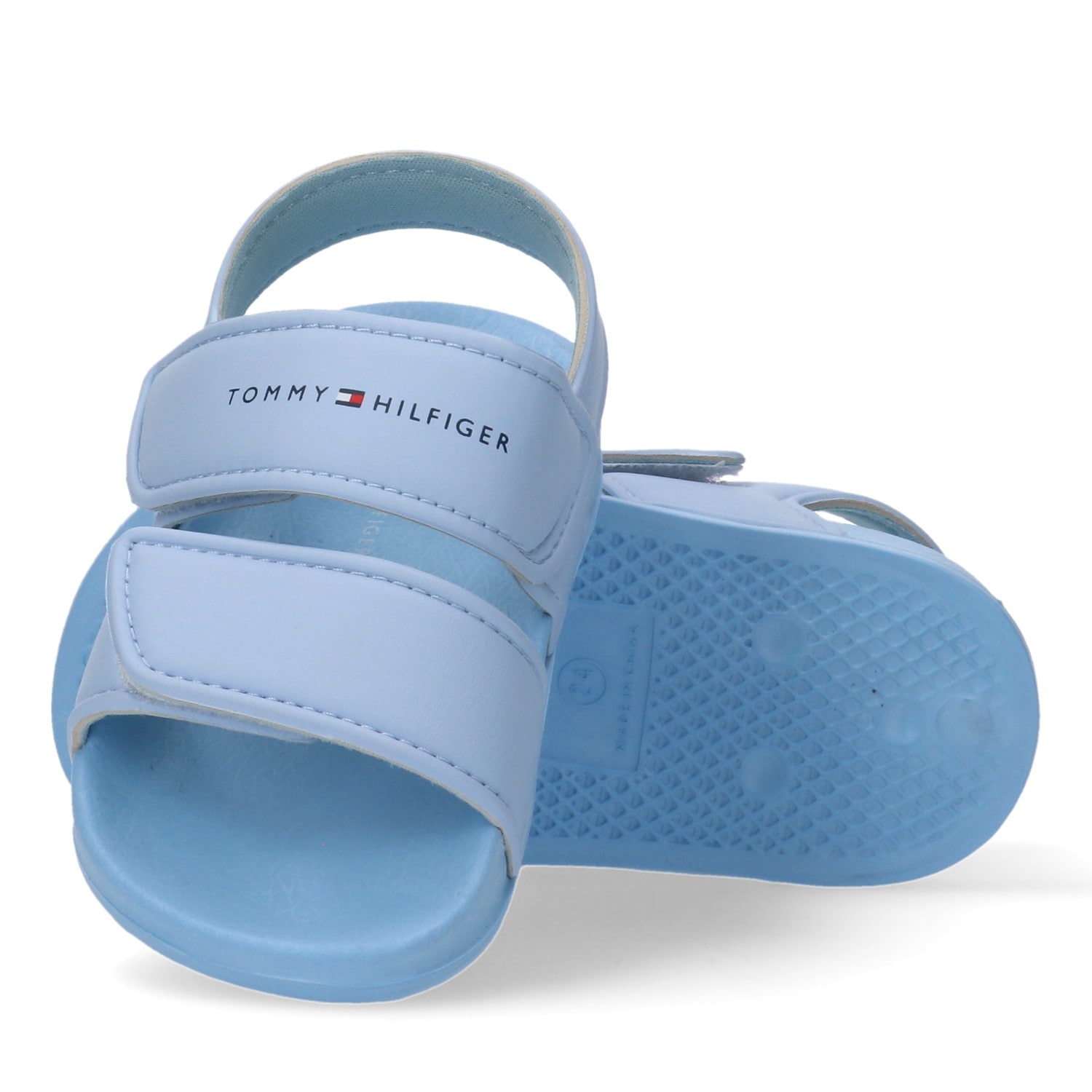 Tommy Hilfiger Badesandale  Badeschuh, Wassersandale, Sommerschuh mit Klettverschlüssen