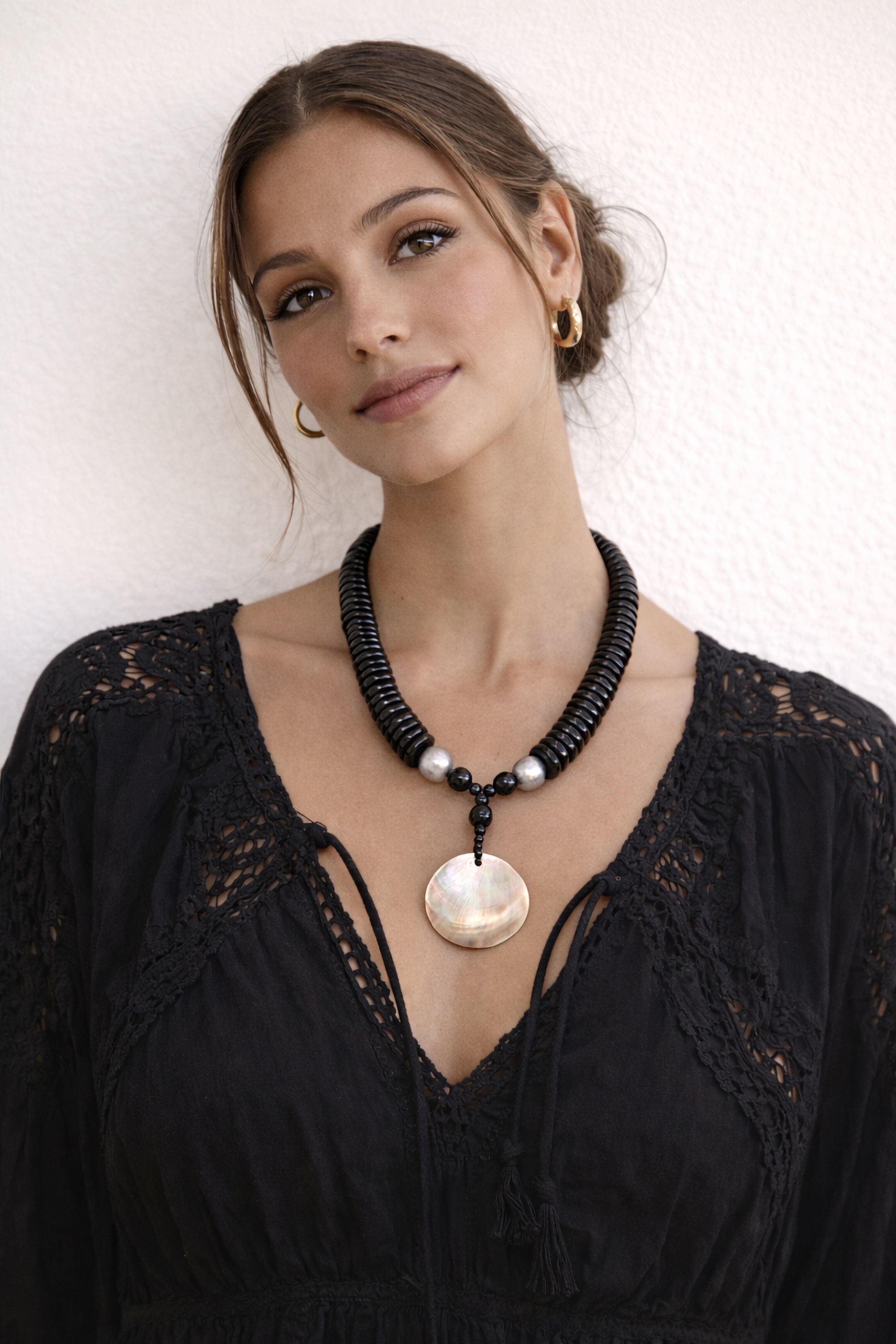 COLLEZIONE ALESSANDRO Kette mit Anhänger "Joy" mit Holzplättchen günstig online kaufen