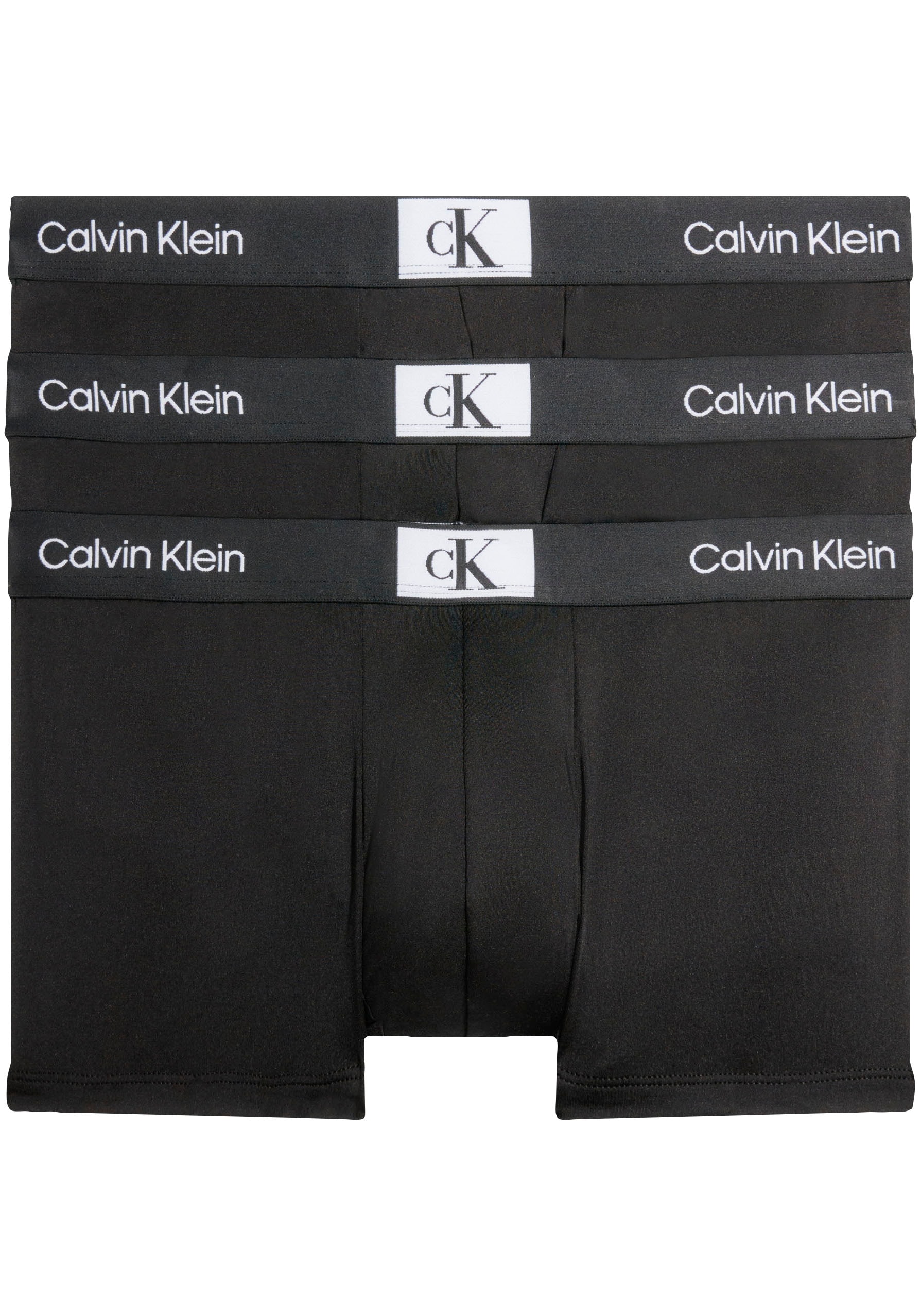 Calvin Klein Underwear Trunk »CK LOW RISE TRUNK 3PK«, mit Calvin Klein Logo-Elastikbund