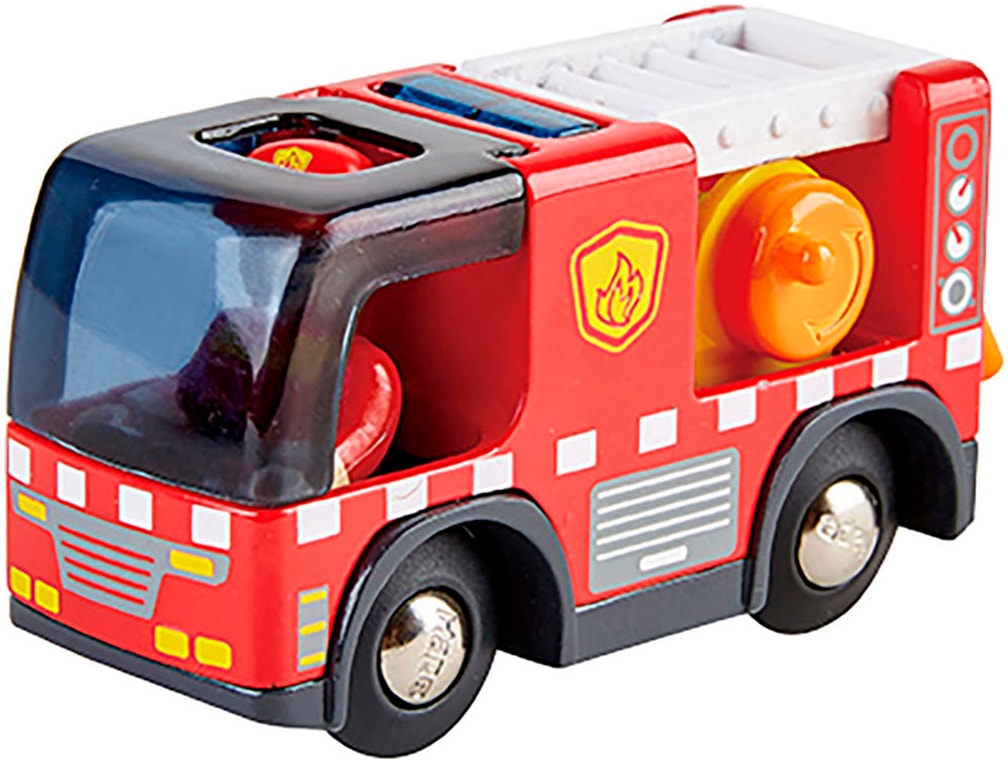 Hape Spielzeug-Feuerwehr »Feuerwehrauto mit Sirene«, mit Licht und Sound