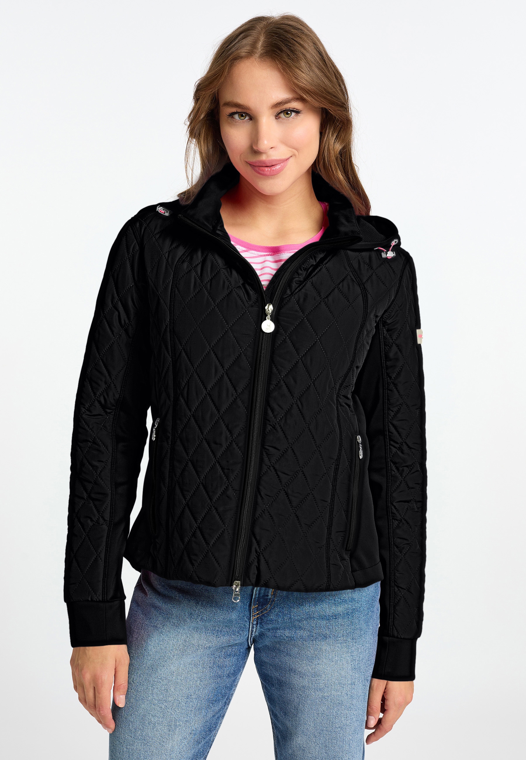 Frieda & Freddies Collegejacke "Fake Down Jacket / New Genius" günstig online kaufen