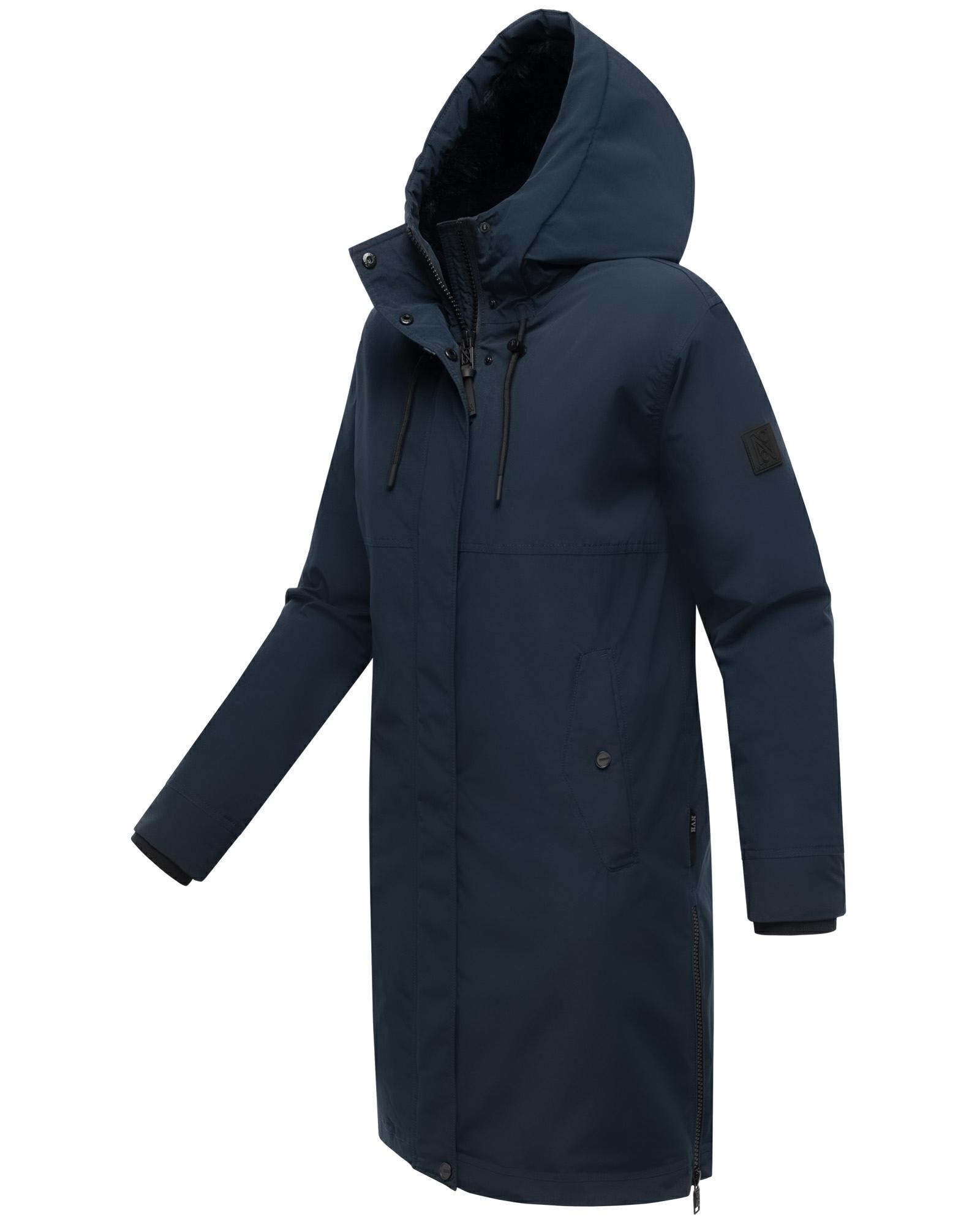 Navahoo Wintermantel »Hageltanz 14«, Warmer Damen Kurzmantel mit Kapuze