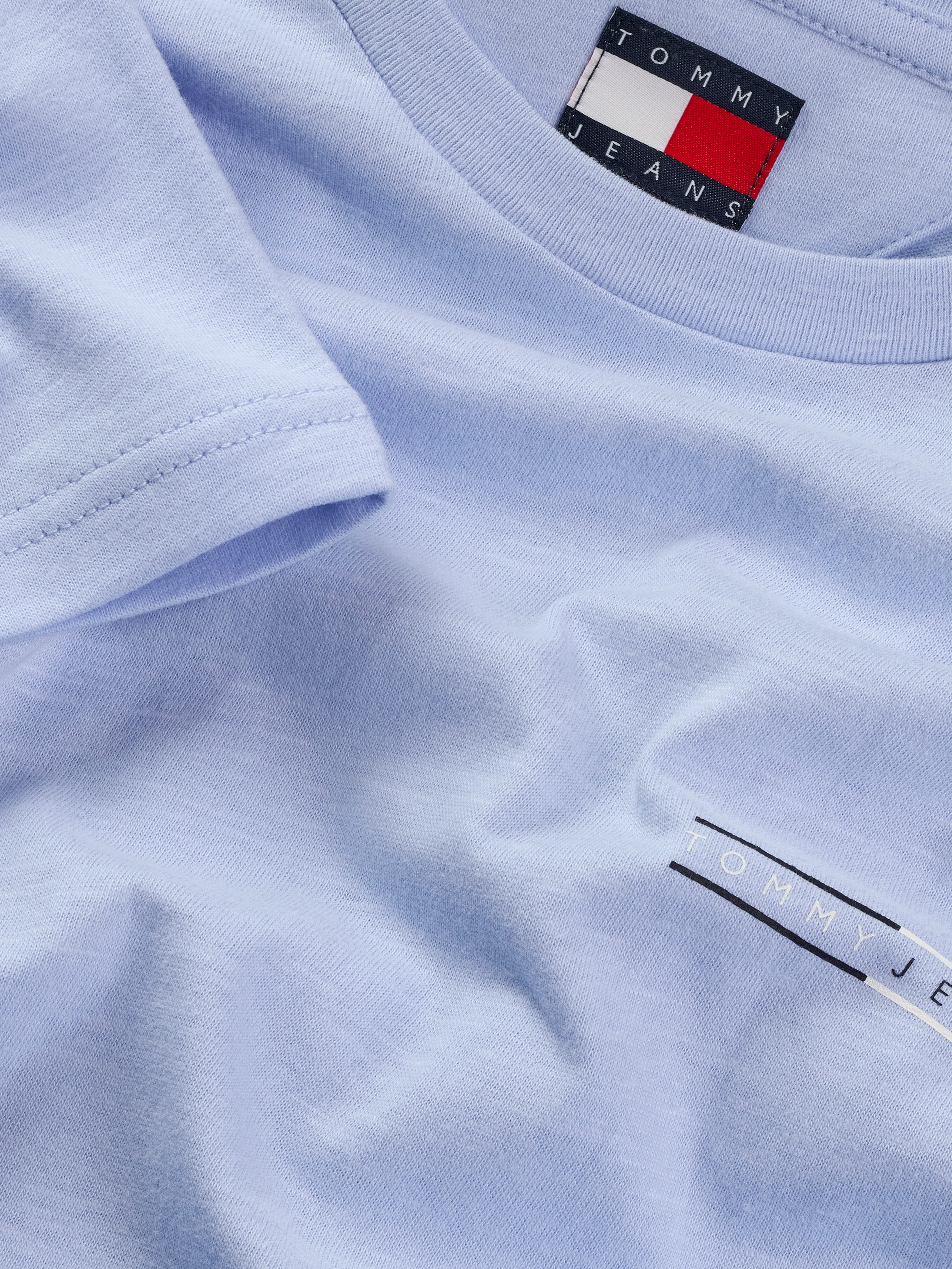 Tommy Jeans Kurzarmshirt »TJM REG GRAPHIC SLUB TEE EXT«, Mit Rundhalsausschnitt