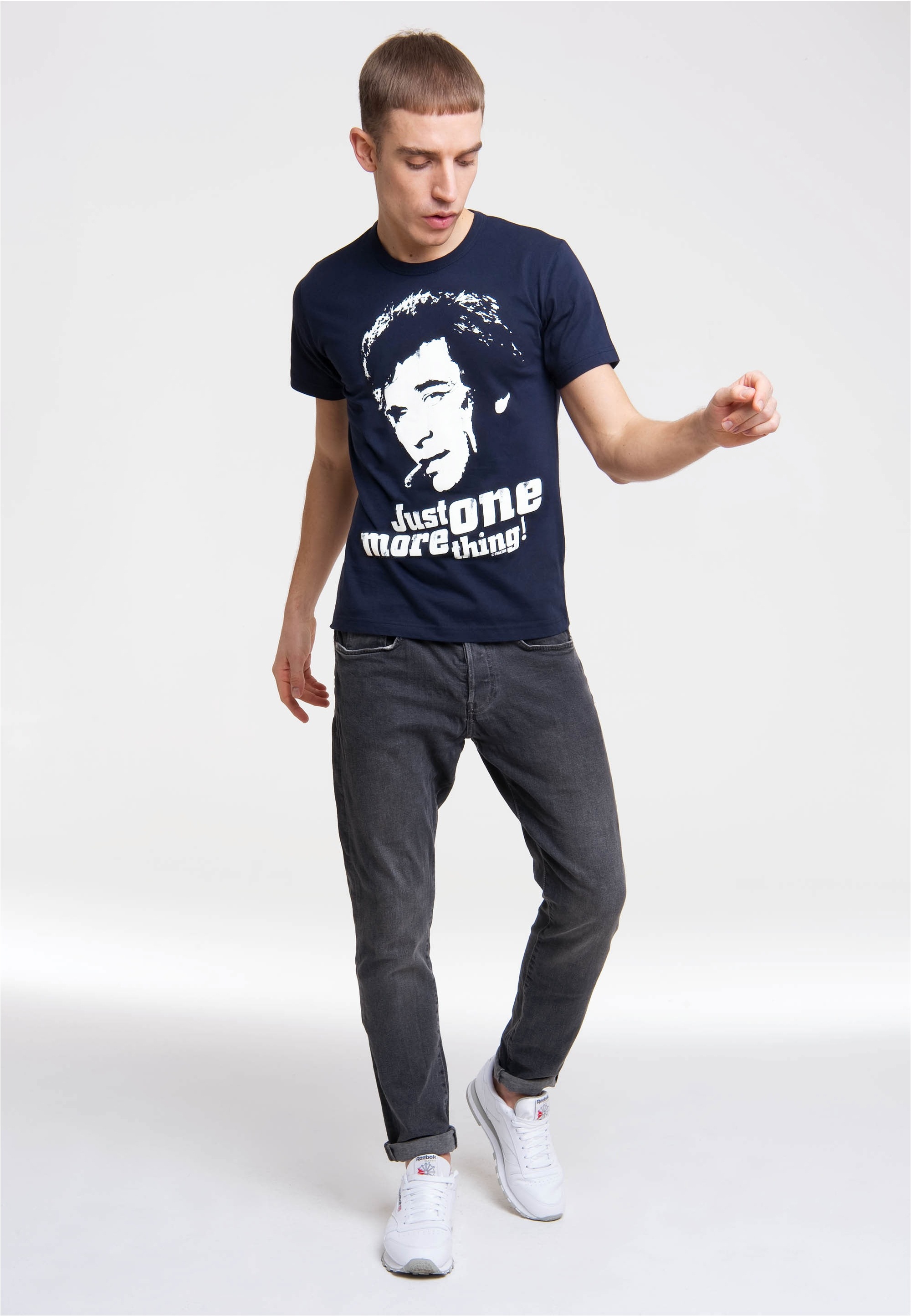 LOGOSHIRT T-Shirt »Columbo - Just One More Thing«, mit coolem Frontprint