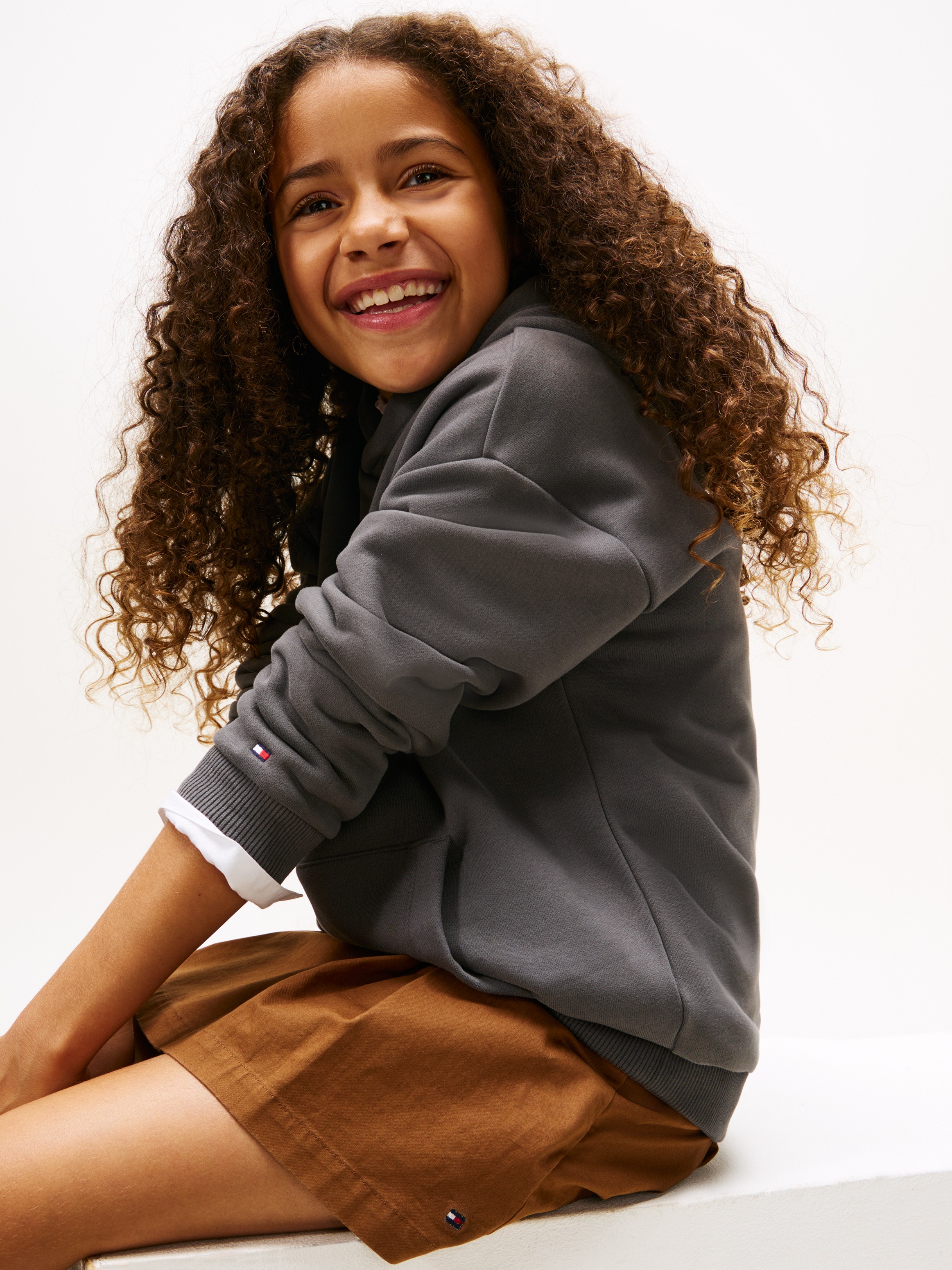 Tommy Hilfiger Kapuzensweatshirt »MINI CORP HOODIE«, Kinder bis 16 Jahre