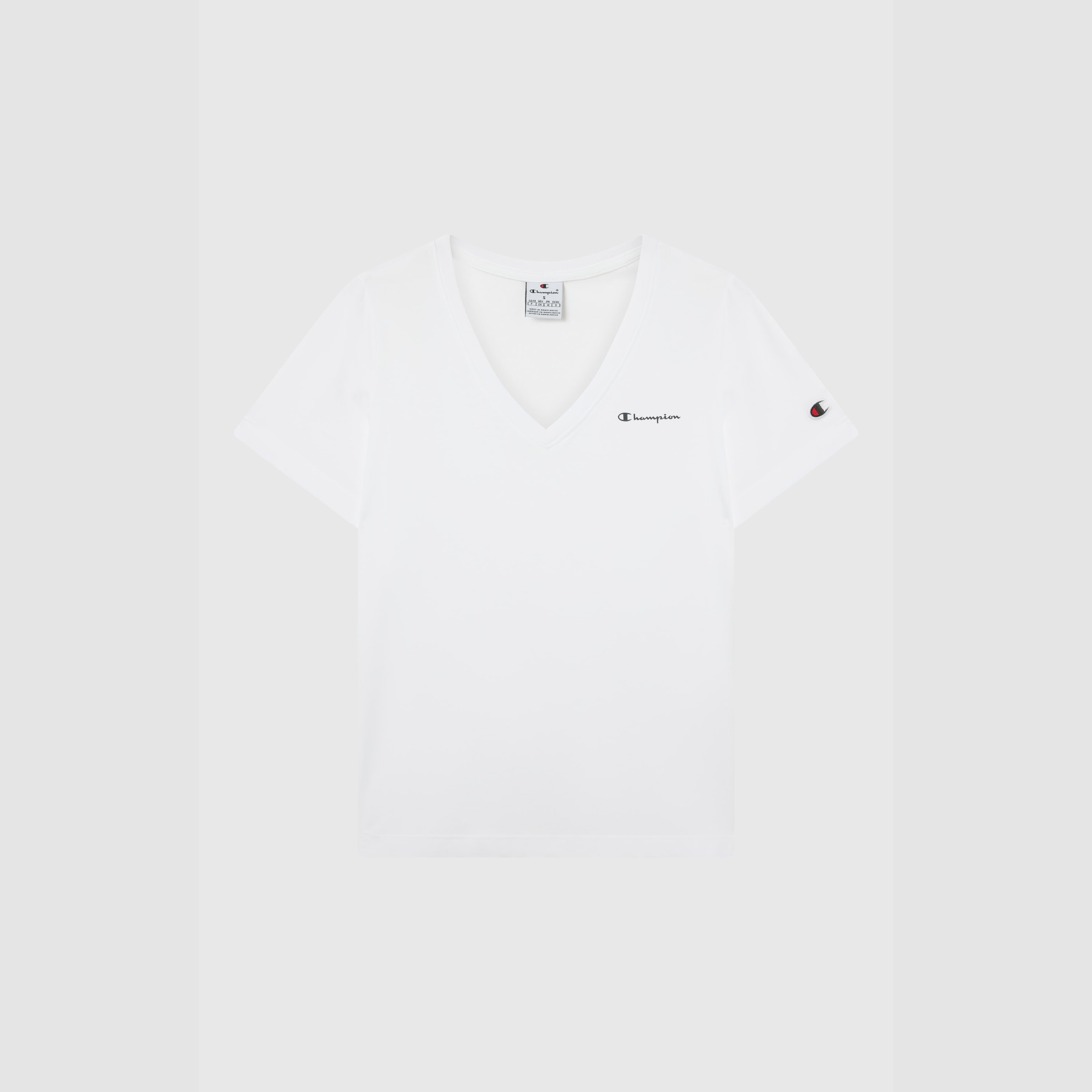 Champion T-Shirt »ICONS CONTRAST V-Neck T-Shirt« sportlicher Stil, mit Rundhalsausschnitt, Kurzarmdesign, aus Baumwolle