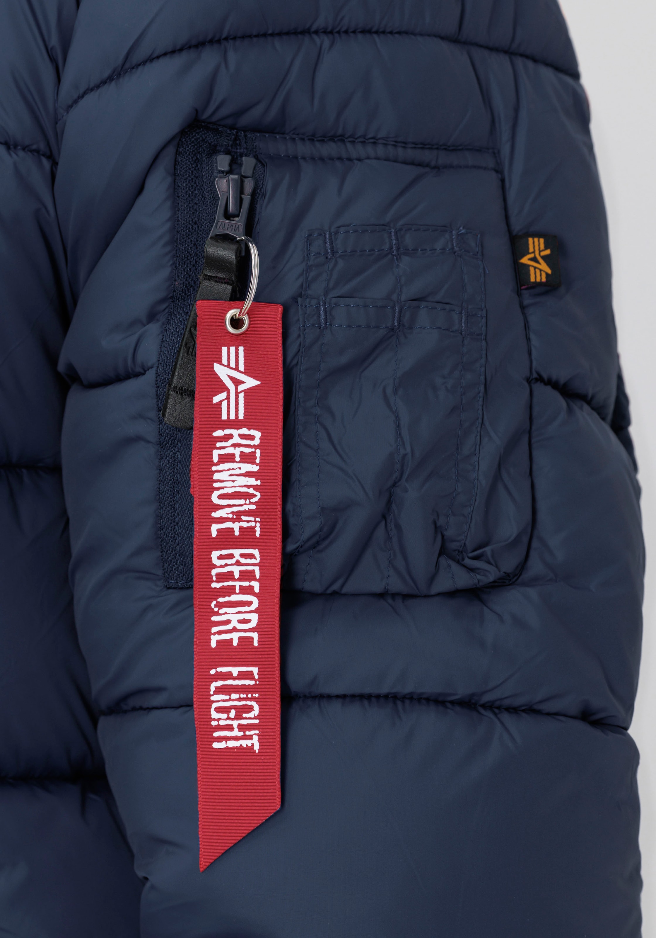 Alpha Industries Steppjacke »Hooded Puffer Alpha FD«, mit Kapuze