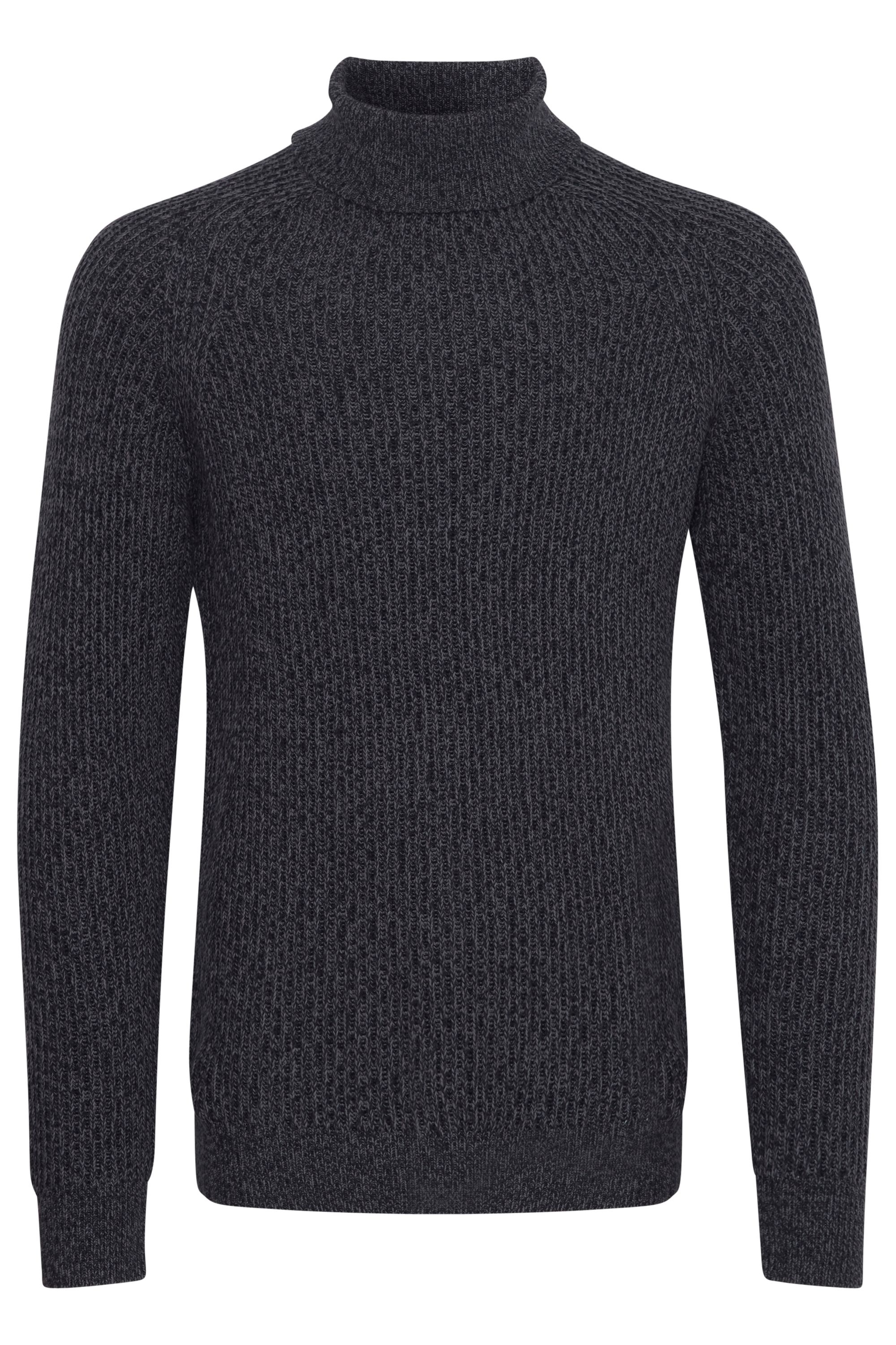 BLEND Herren Strickfleece-Pullover "Strickpullover BHPullover", schwarz, Gr. XL, Obermaterial: 100% Baumwolle CO., Pullover