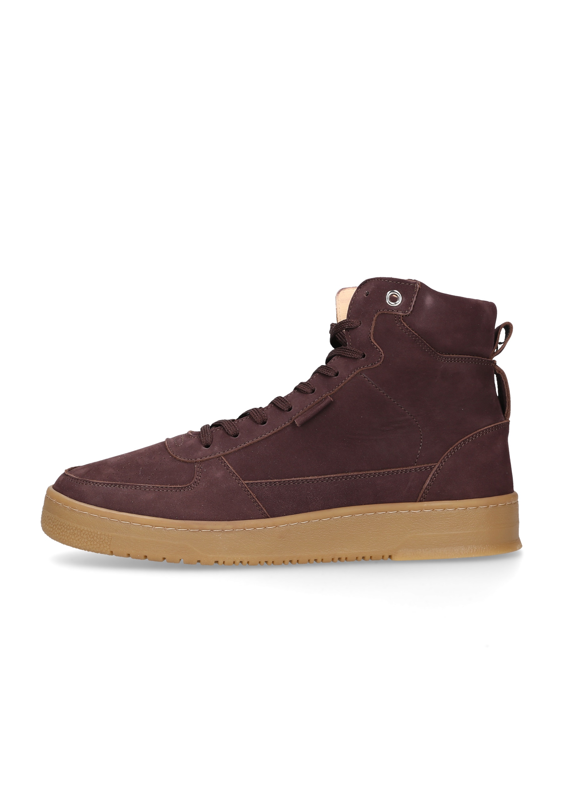 N91 Sneaker "Bball Hi M AN" Halbschuh Leder handgefertigt, sportlicher Freizeitschuh Herren