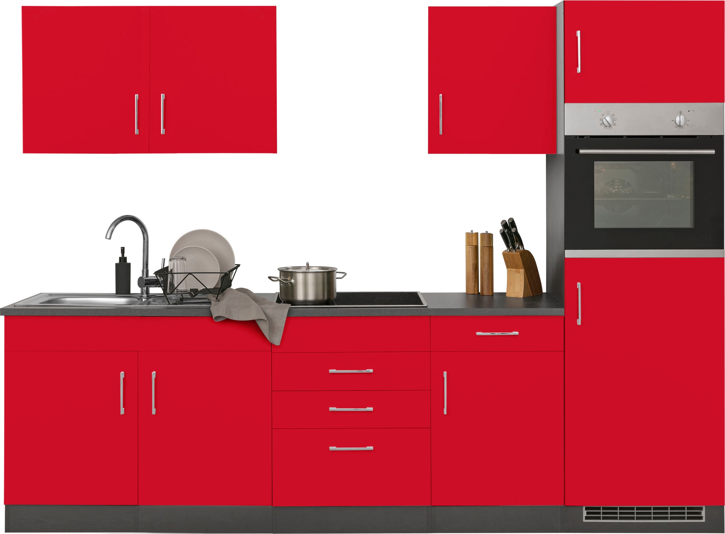 KOCHSTATION Küchenzeile "KS-Paris – Küchen mit einzigartigen Fotomotiven au günstig online kaufen