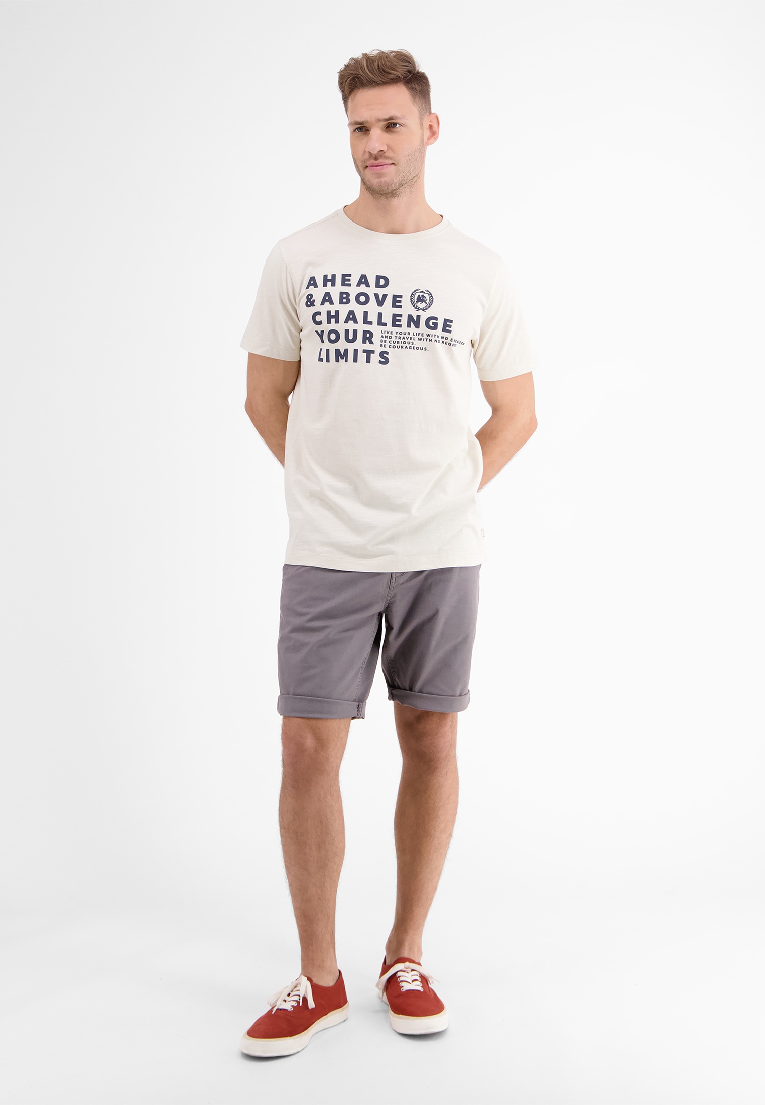 LERROS T-Shirt »LERROS T-Shirt in Strukturqualität«