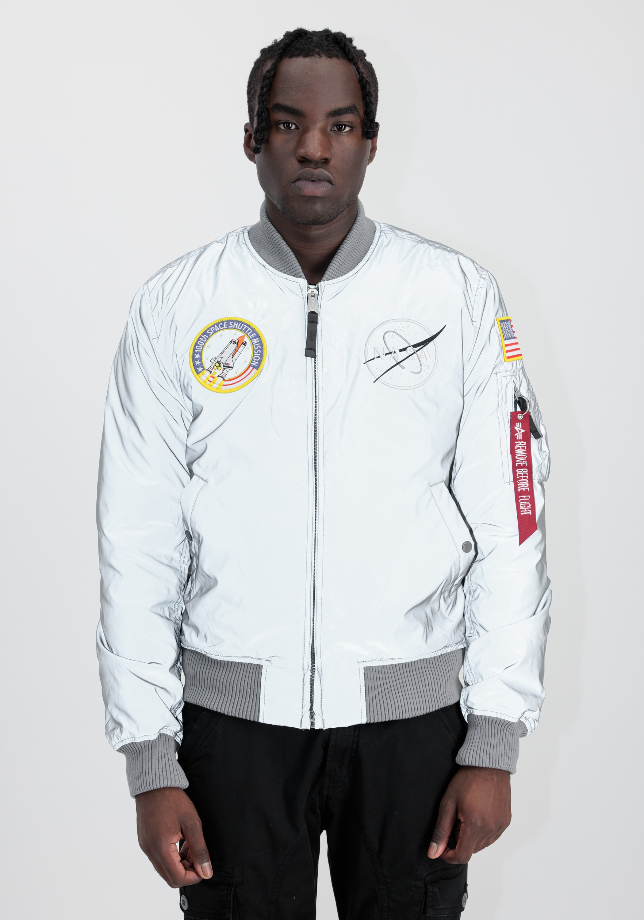 Alpha Industries Bomberjacke »Alpha Industries Men - Bomber Jackets MA-1 NASA Reflective«