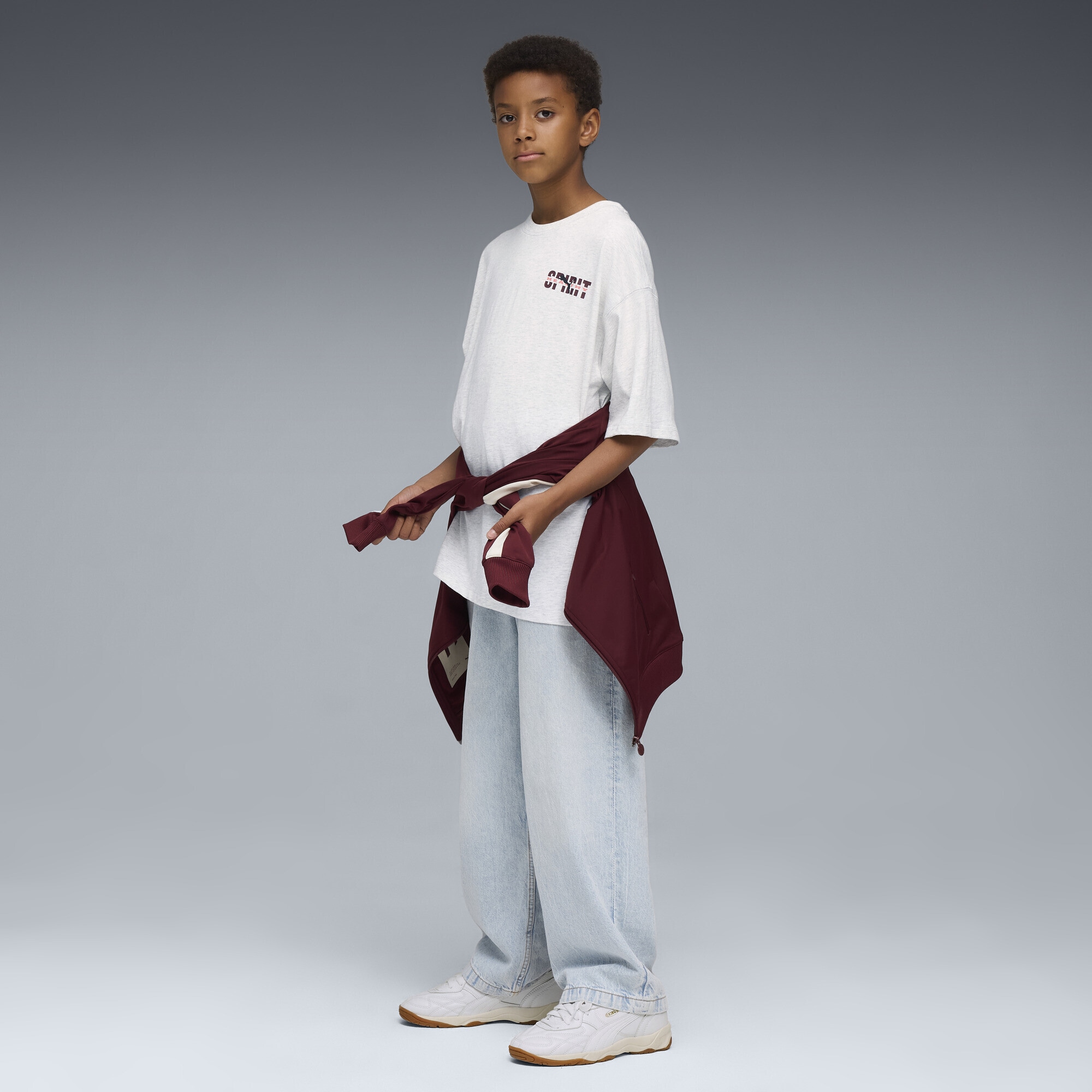PUMA T-Shirt »Wardrobe Essentials Go Together Oversized Graphic T-Shirt Jungen«