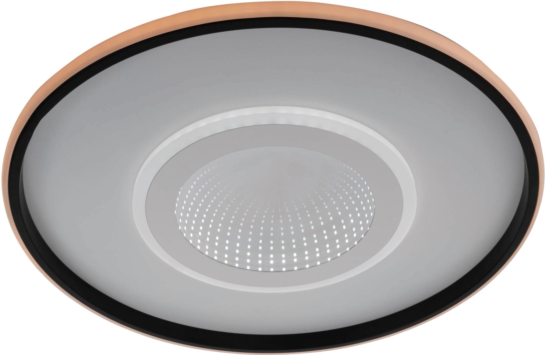 my home LED Deckenleuchte »Mona Deckenlampe mit Infinity 3D Effekt«, 1 flammig, Leuchtmittel LED-Board | LED fest integriert, D: 50cm, dimmbar, inkl. Memory, CCT, Fernbedienung, 40W, Tunnel Mirror