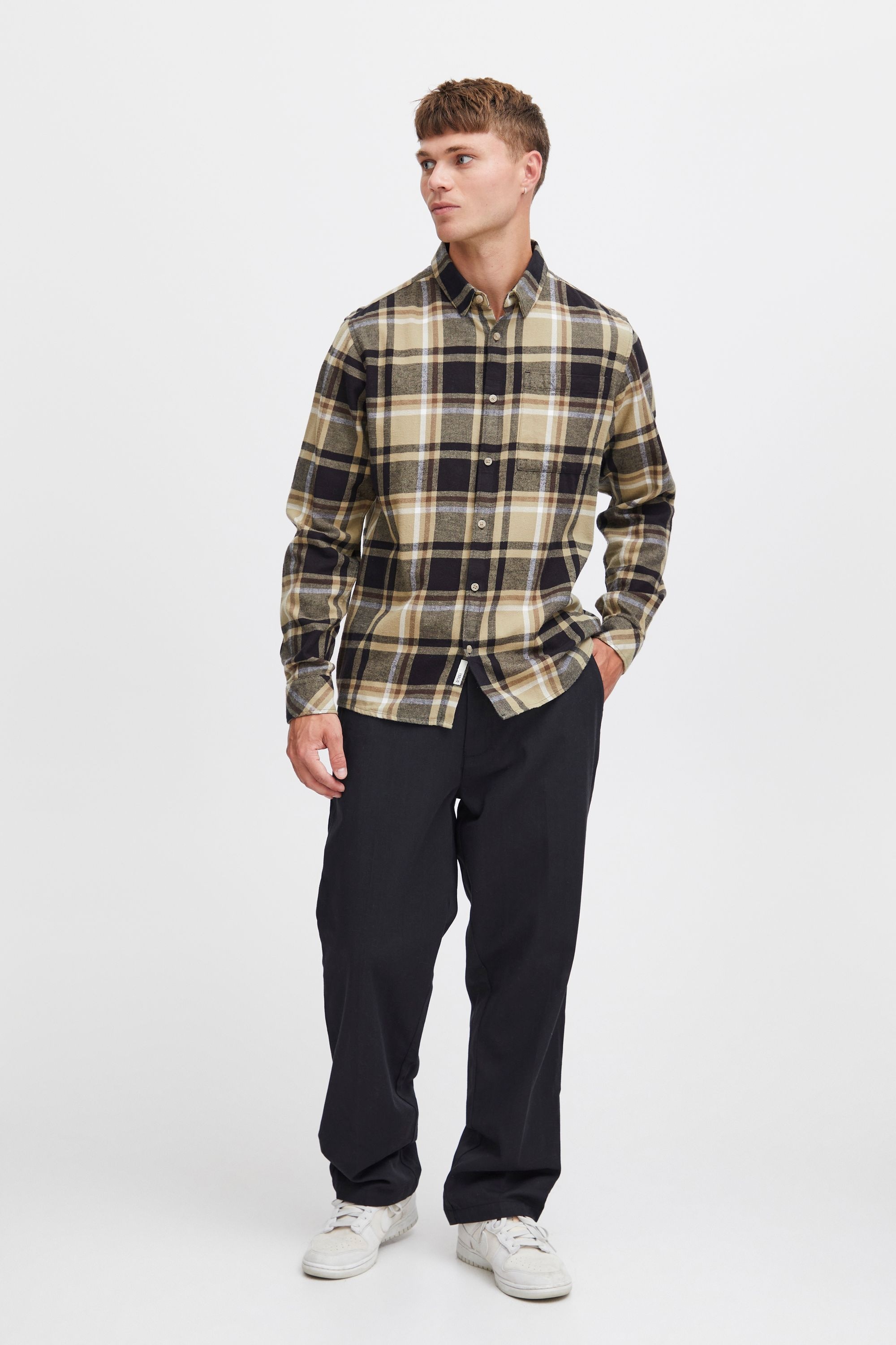 Thumbnail - Solid Langarmhemd "Langarmhemd SDCraig"