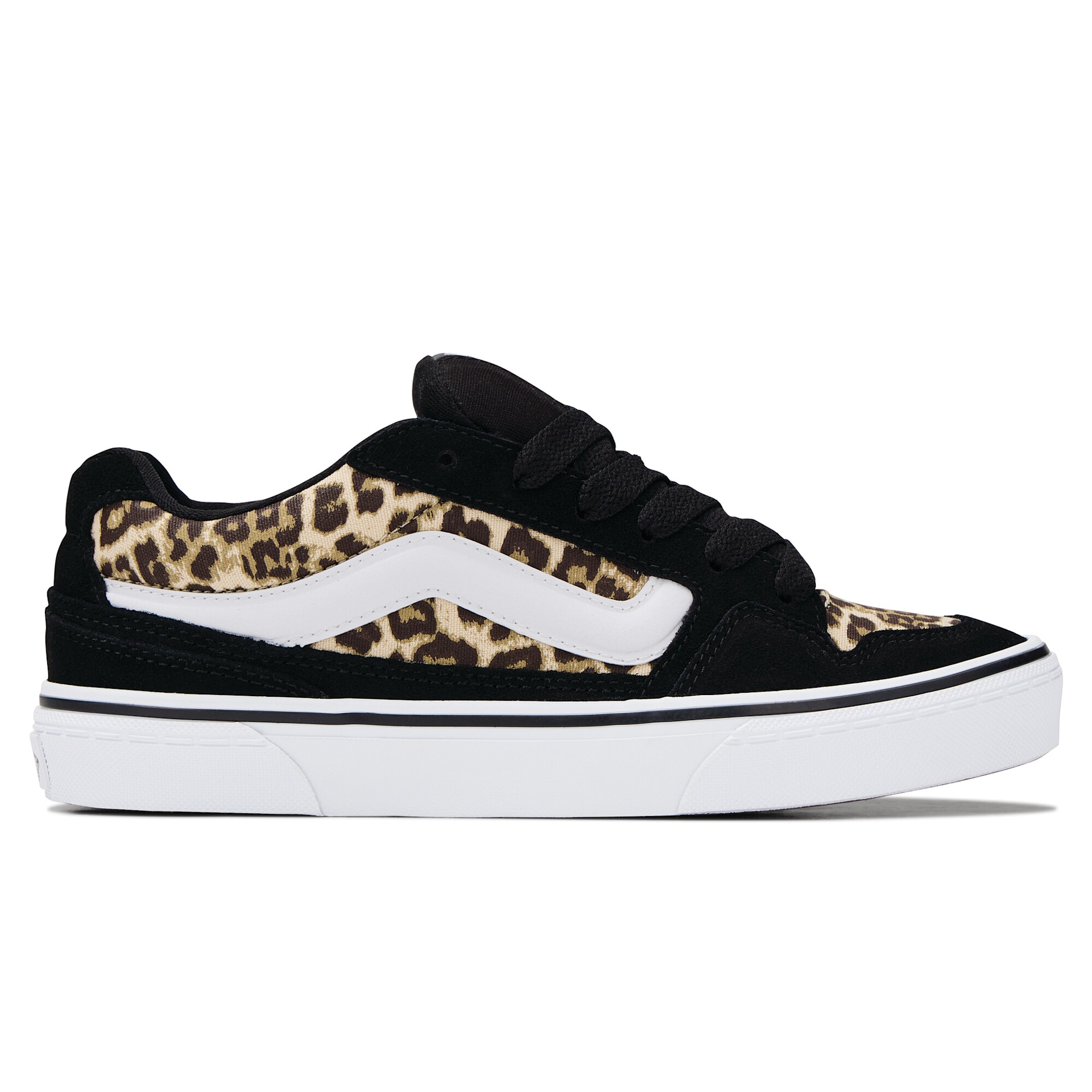 Sneaker VANS "Caldrone", Damen, Gr. 38,5, schwarz, Leder, Schuhe Sneaker