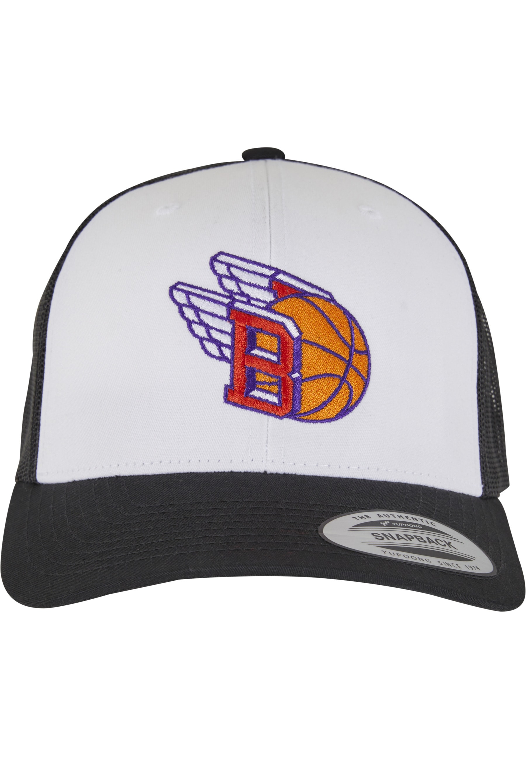 MisterTee Trucker Cap "MisterTee Basketball Fly Retro Trucker Colored Front"