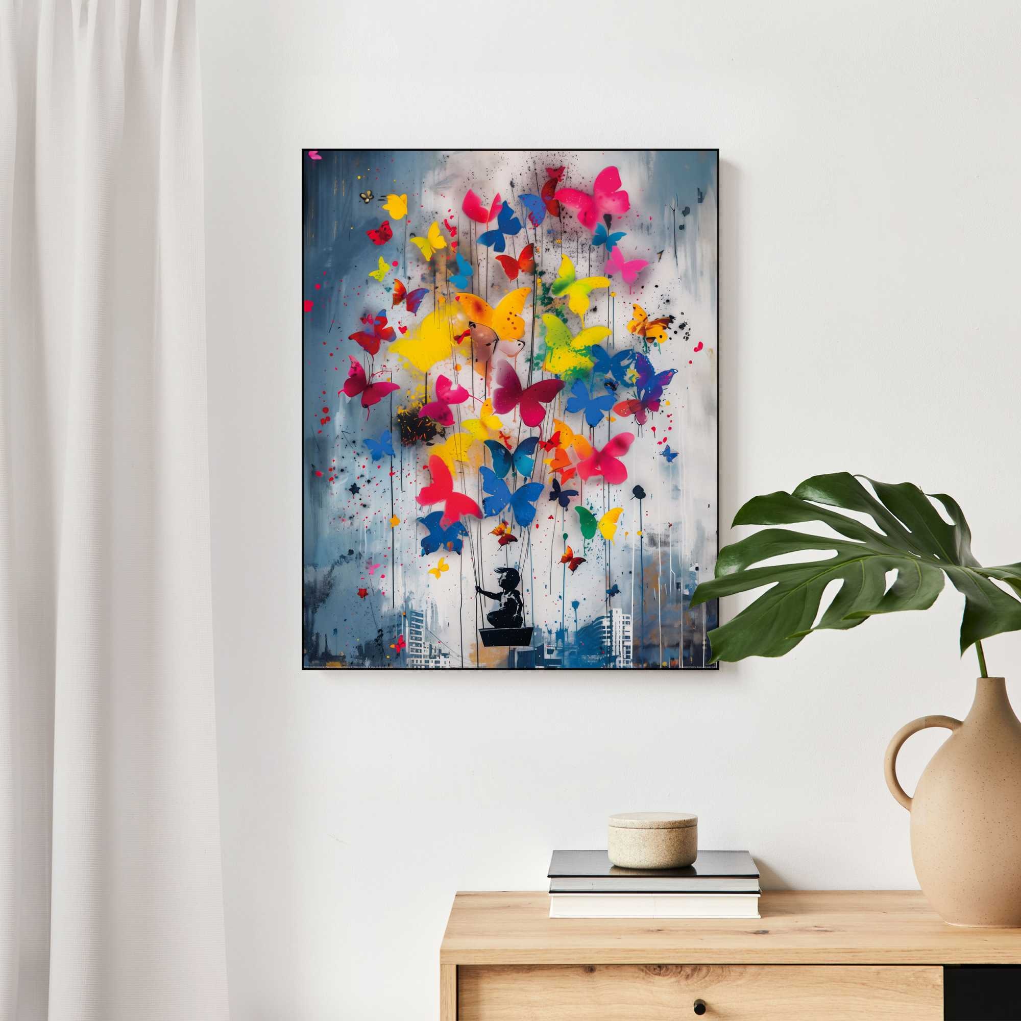 Reinders! Wandbild »Butterfly Balloon«