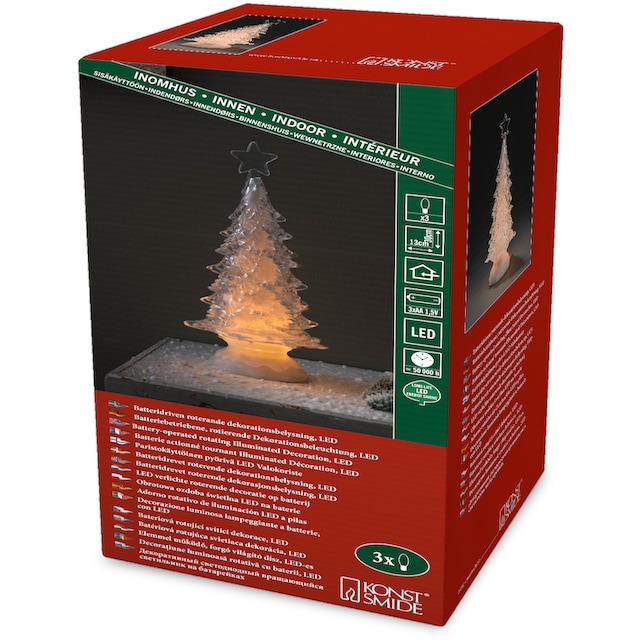 KONSTSMIDE LED Baum »Acryl, Weihnachtsdeko«, rotierend, Höhe ca. 30 cm  kaufen | BAUR