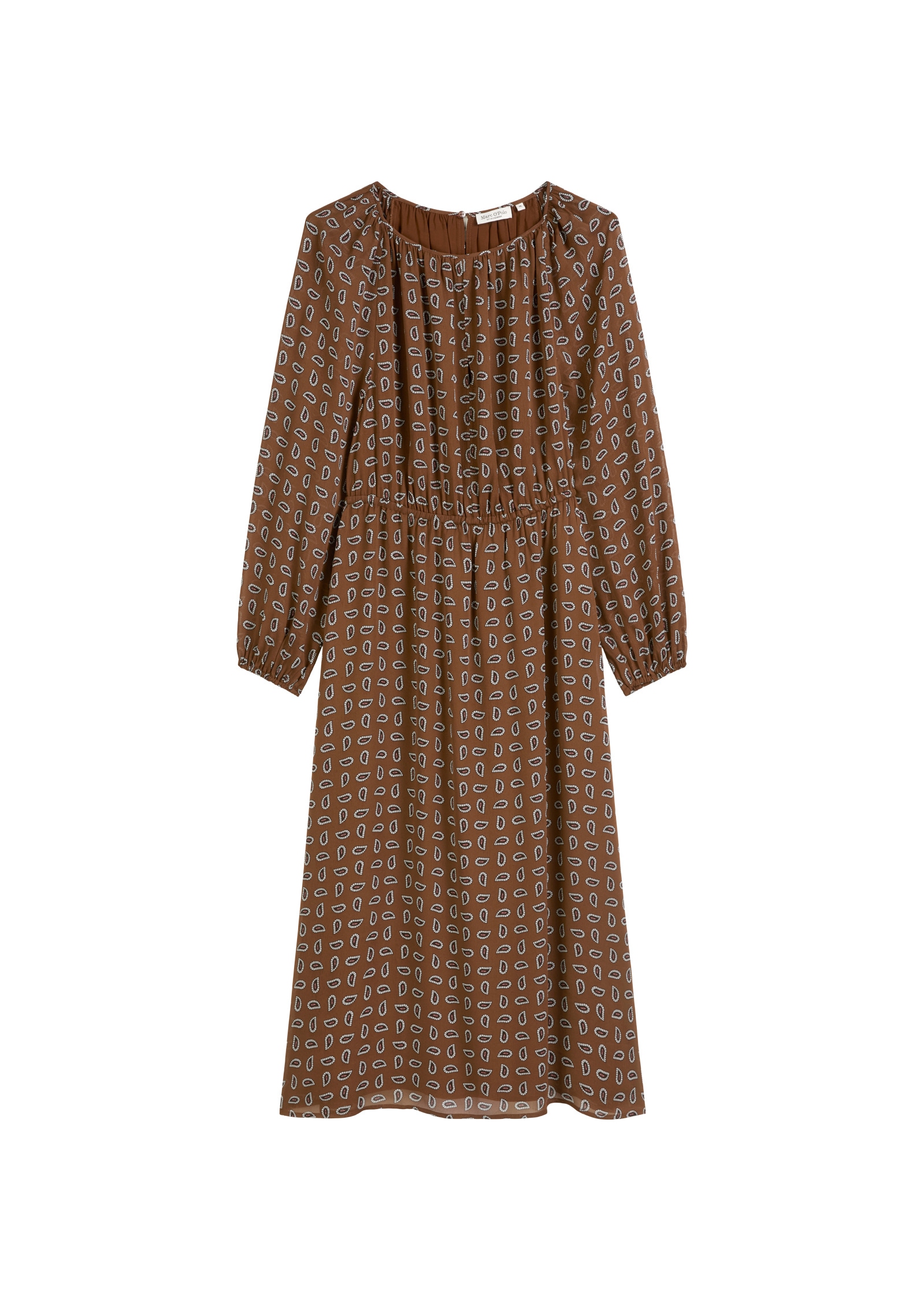 Marc O'Polo Midikleid »aus Viskose-Crêpe«