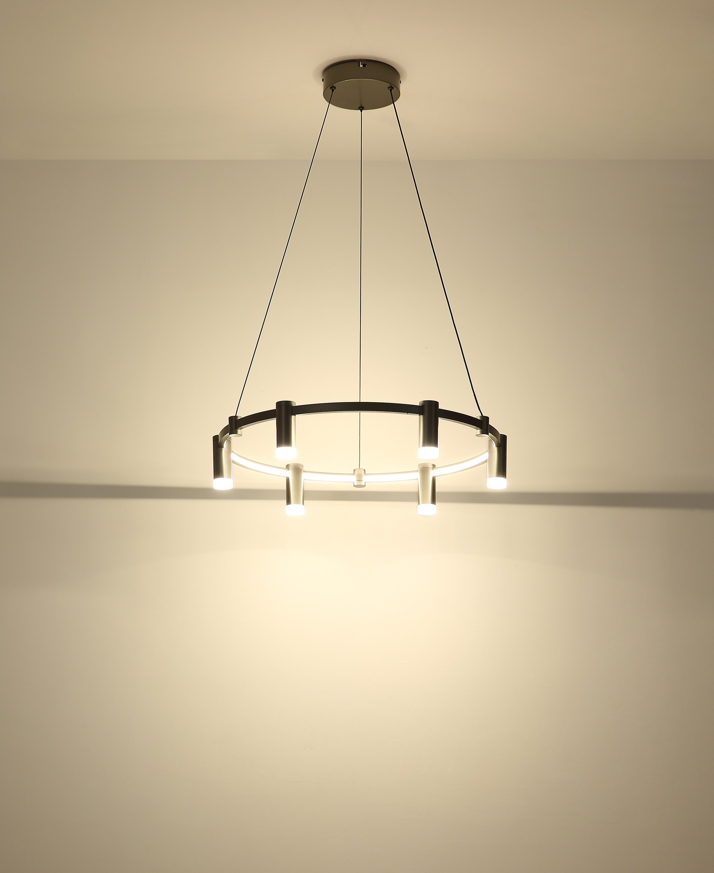 GLOBO LIGHTING Hängeleuchte »CASTELA« LED-Modul 1 Stk. LED Hängeleuchte für Esszimmer anthrazit