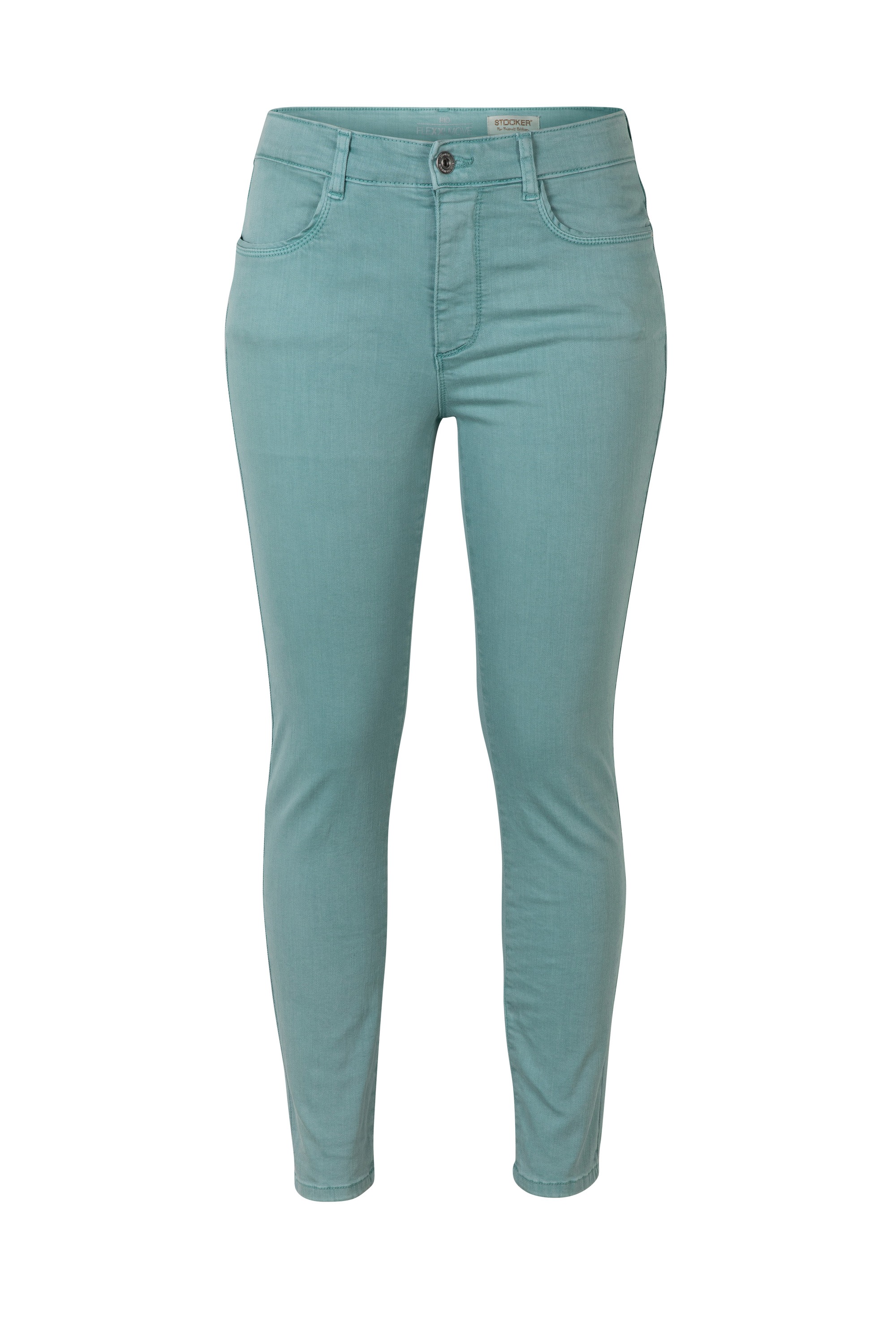 STOOKER WOMEN 5-Pocket-Jeans »Rio Fexxi Move Strass Skinny Fit«, Skinny Fit Casual Clean Wash Denim Jeans Magic Shape Effekt für Damen