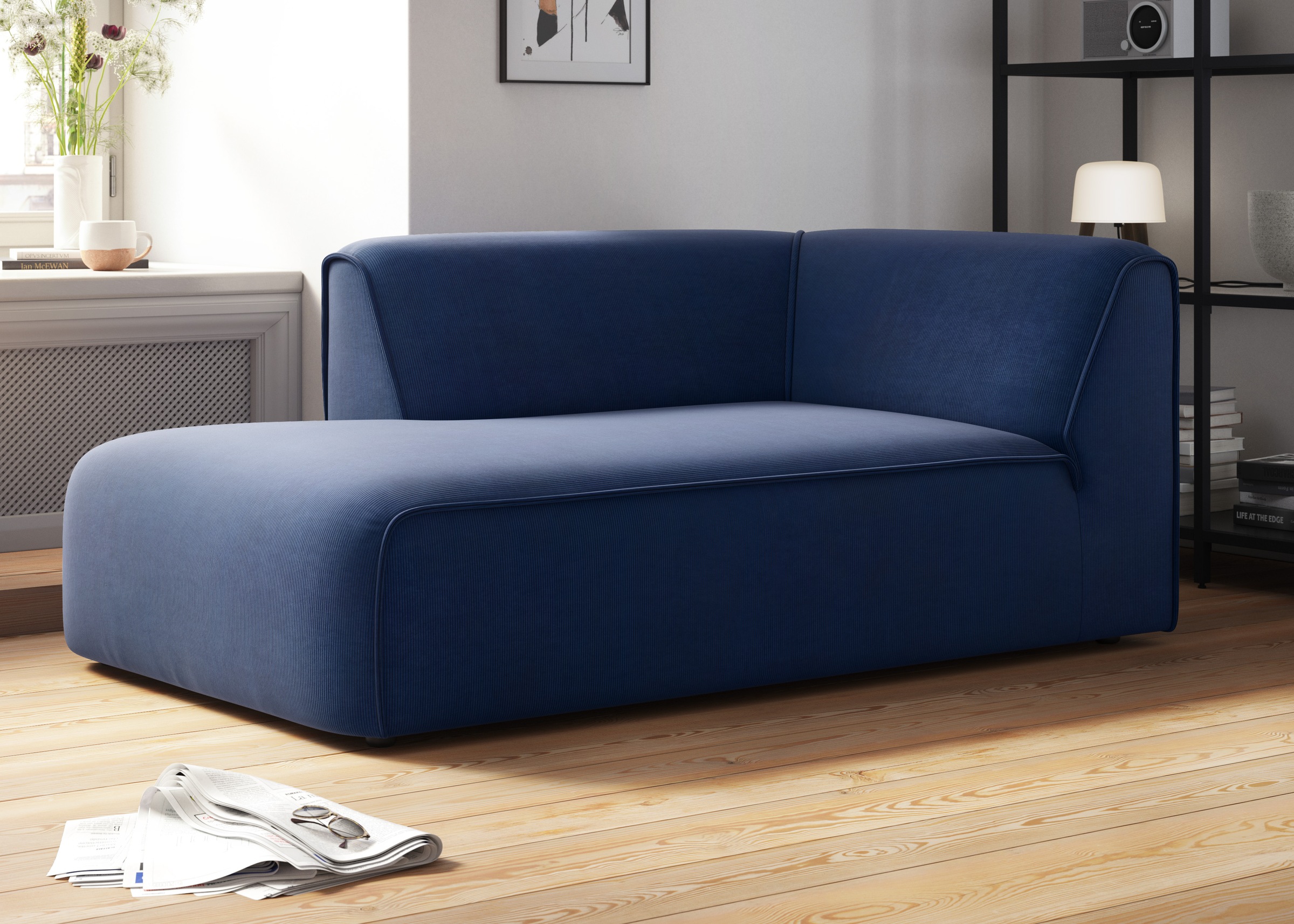 OTTO home Ottomane "Merid Chaiselongue, Maße B/T/H: 100/162/70 cm" als Modu günstig online kaufen