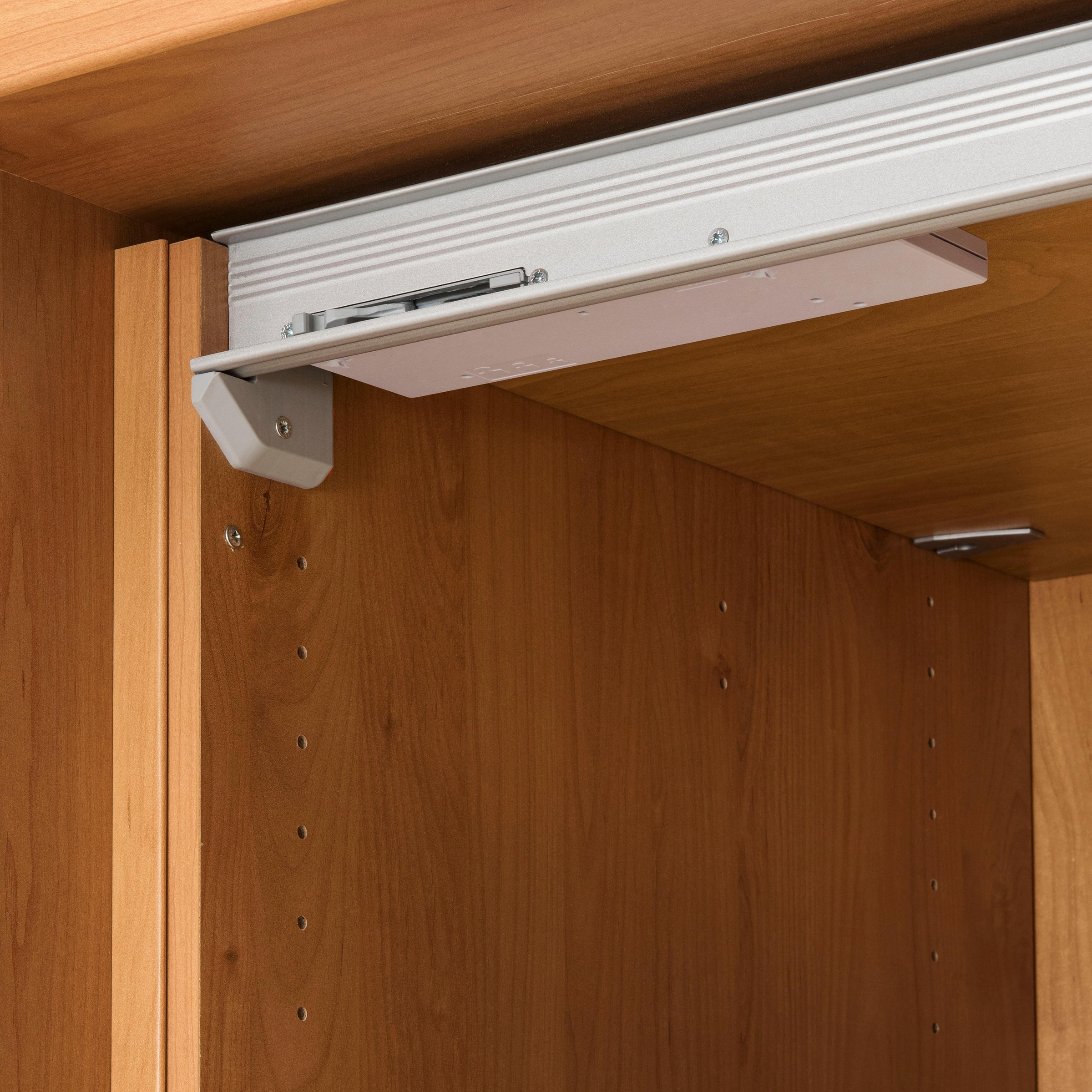 Schwebetürselbsteinzug WIEMANN, grau, Kunststoff, Türdämpfer, (2er Set)