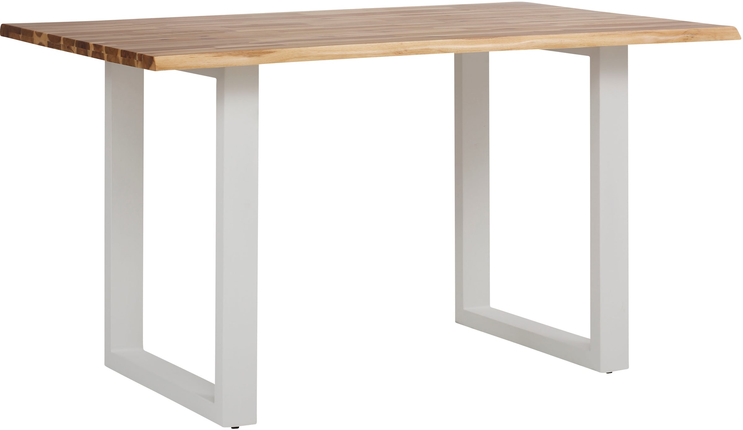 Home affaire Esstisch »Melody« Akazienholz, mit Metallfußgestell Breite 140 cm