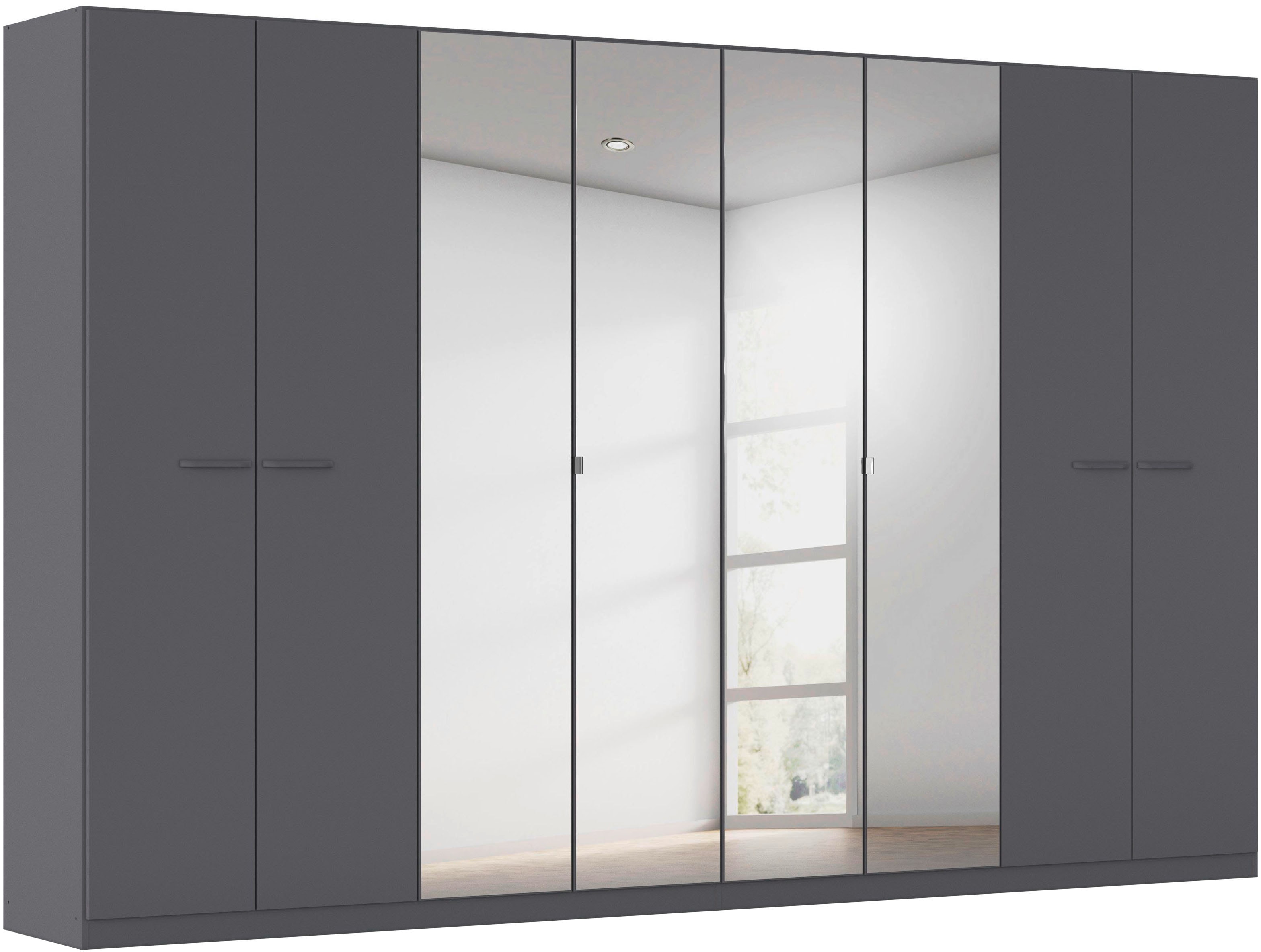 OTTO home Kleiderschrank "Mehrzweckschrank Aktenschrank Möbel Mietswohnung Schlafzimmer OTELI" erhältlich in Breiten 91-360 cm, ab Breite 136cm inkl. Innenschubladen, mit zusätzlichen Einlegeböden, optional mit Spiegel MADE IN GERMANY