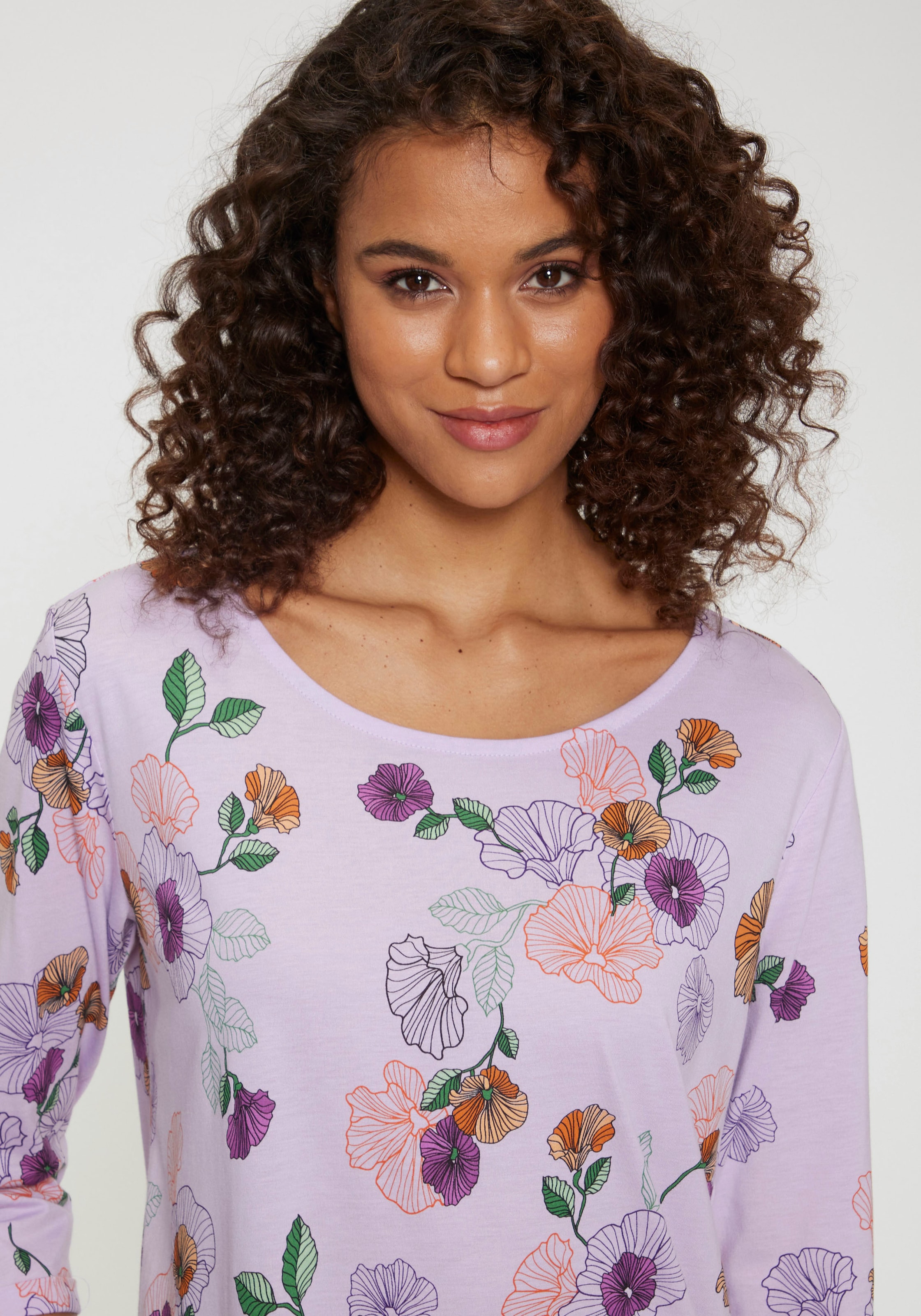 Vivance Dreams Nachthemd, mit Blumen-Druck