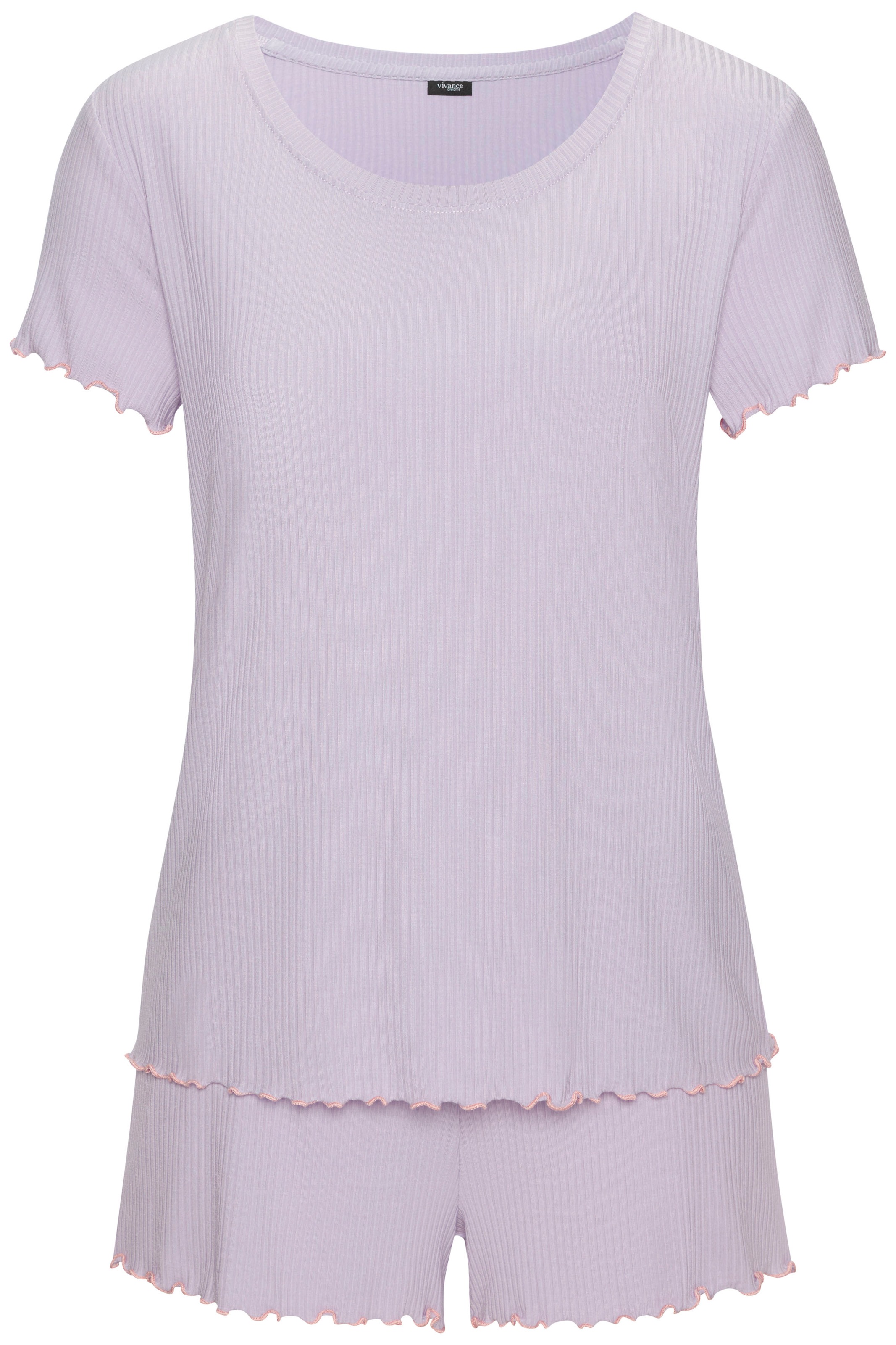 Vivance Dreams Shorty 2 Stk. tlg., mit süßem Babylock-Saum günstig online kaufen