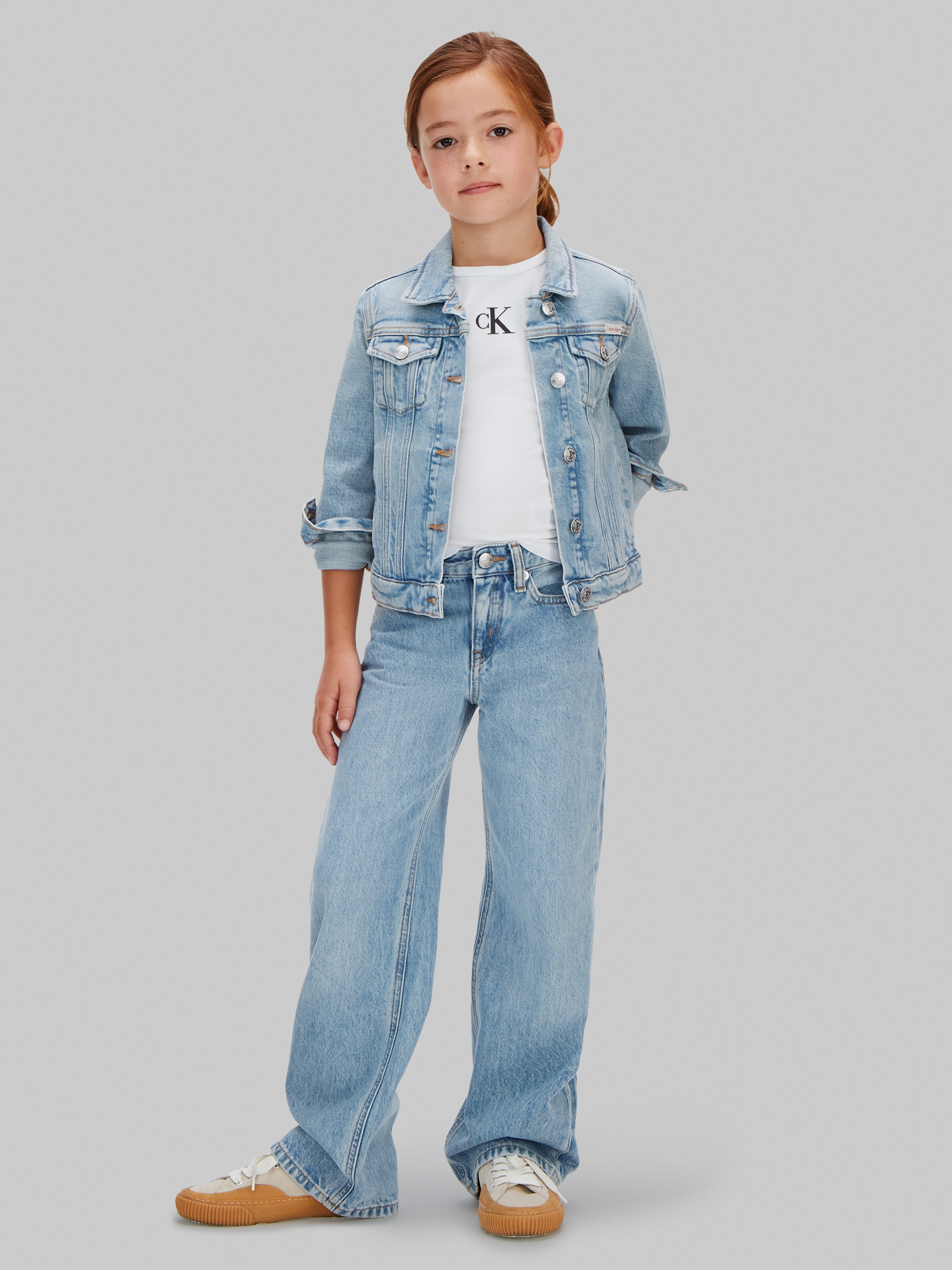 Calvin Klein Jeans Weite Jeans "WIDE LEG JEANS" Regular fit für Kinder mit praktischen Taschen