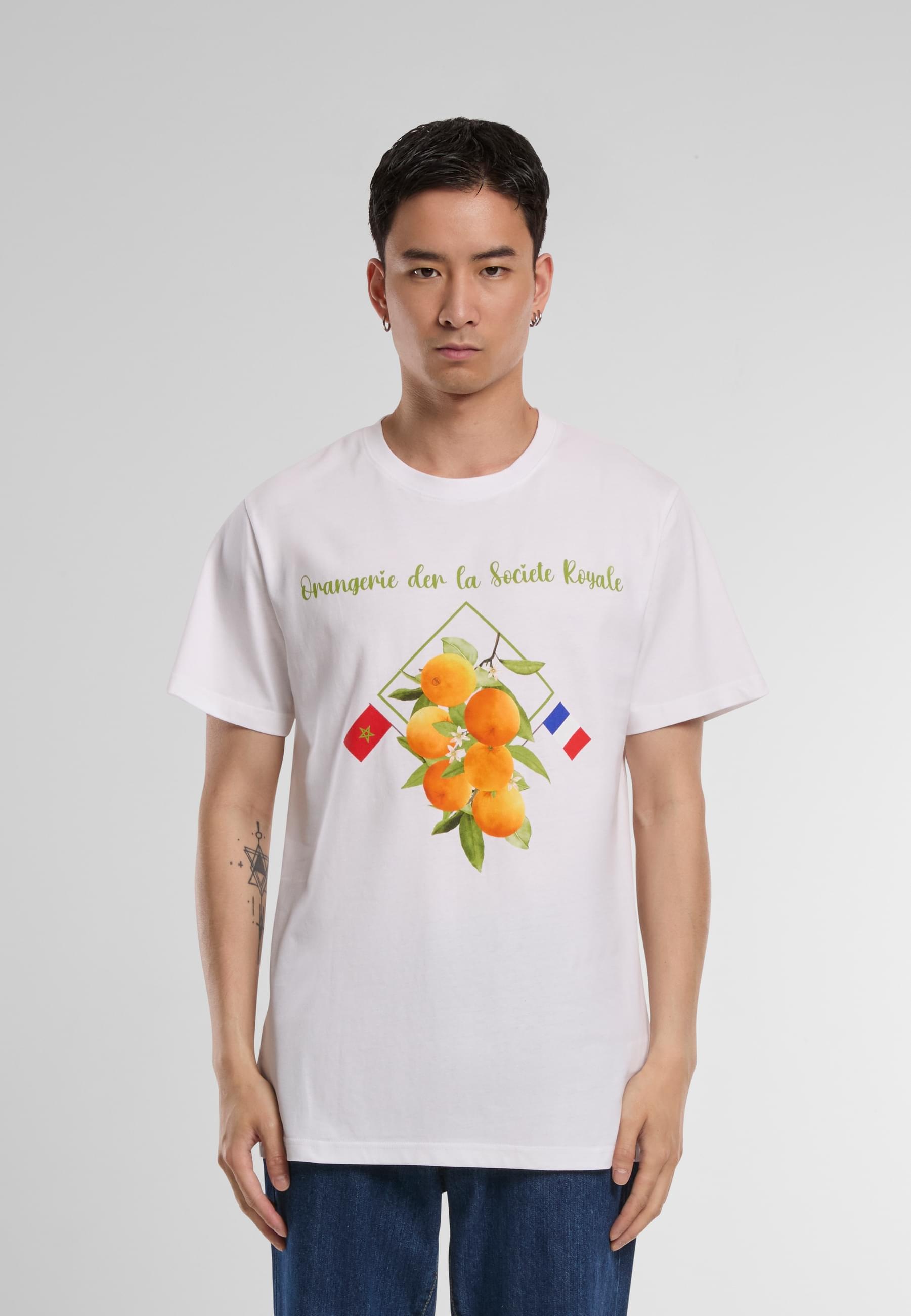 MisterTee T-Shirt »MisterTee Herren Orangerie Tee«, (1 tlg.)