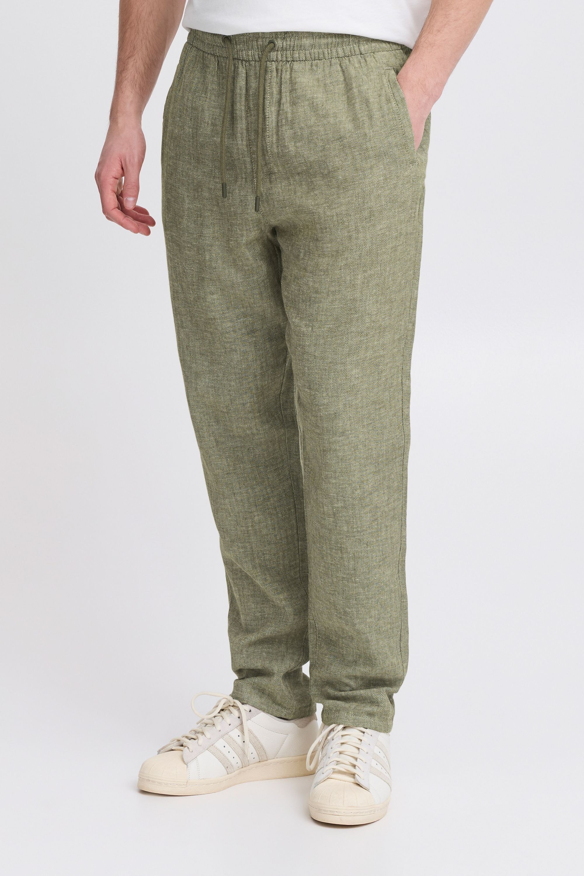 Blend Leinenhose "BHMORGAN" Stilvolle Hose aus Leinenmix günstig online kaufen